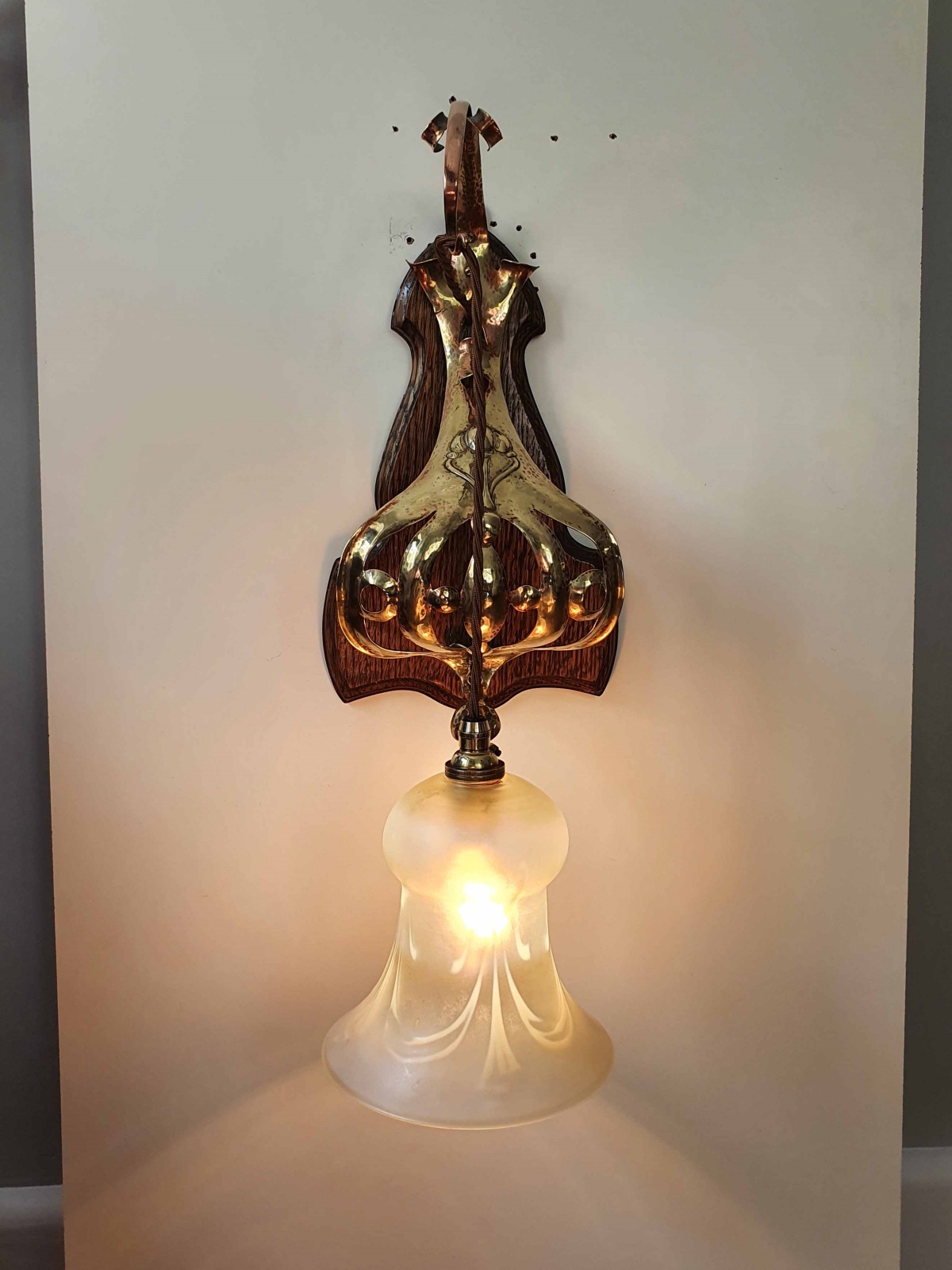 Unsigned | Arts & Crafts Wall Light | As Found | SOLD - Image 5