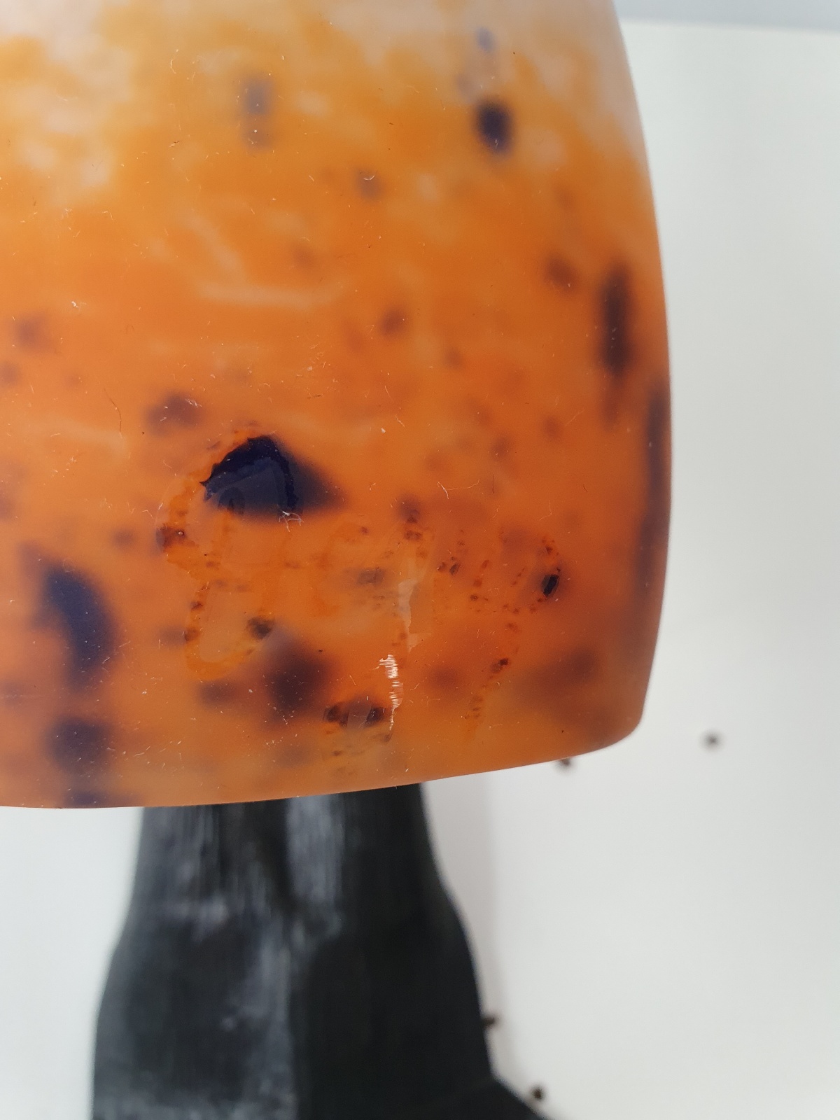 Verrerie D’art Degué | 2 Wrought-iron Wall Lights | France c.1925 | SOLD - Image 10