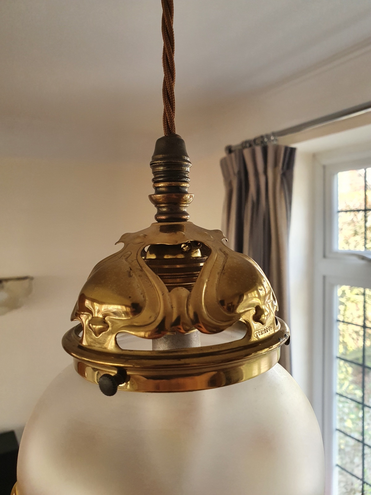 Stuart & Sons, Birmingham | Art Nouveau Pendant Lampshade | England 1902 | SOLD - Image 7