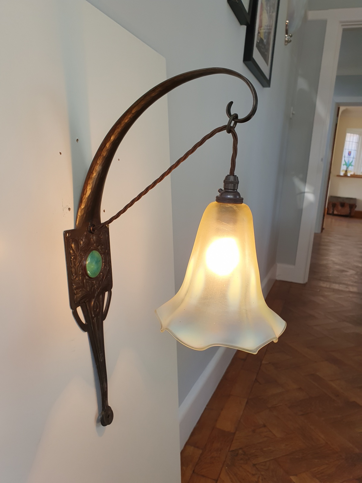 Style of John Pearson for The Guild of Handicraft | Arts & Crafts Wall light | England c.1905 | SOLD - Image 4