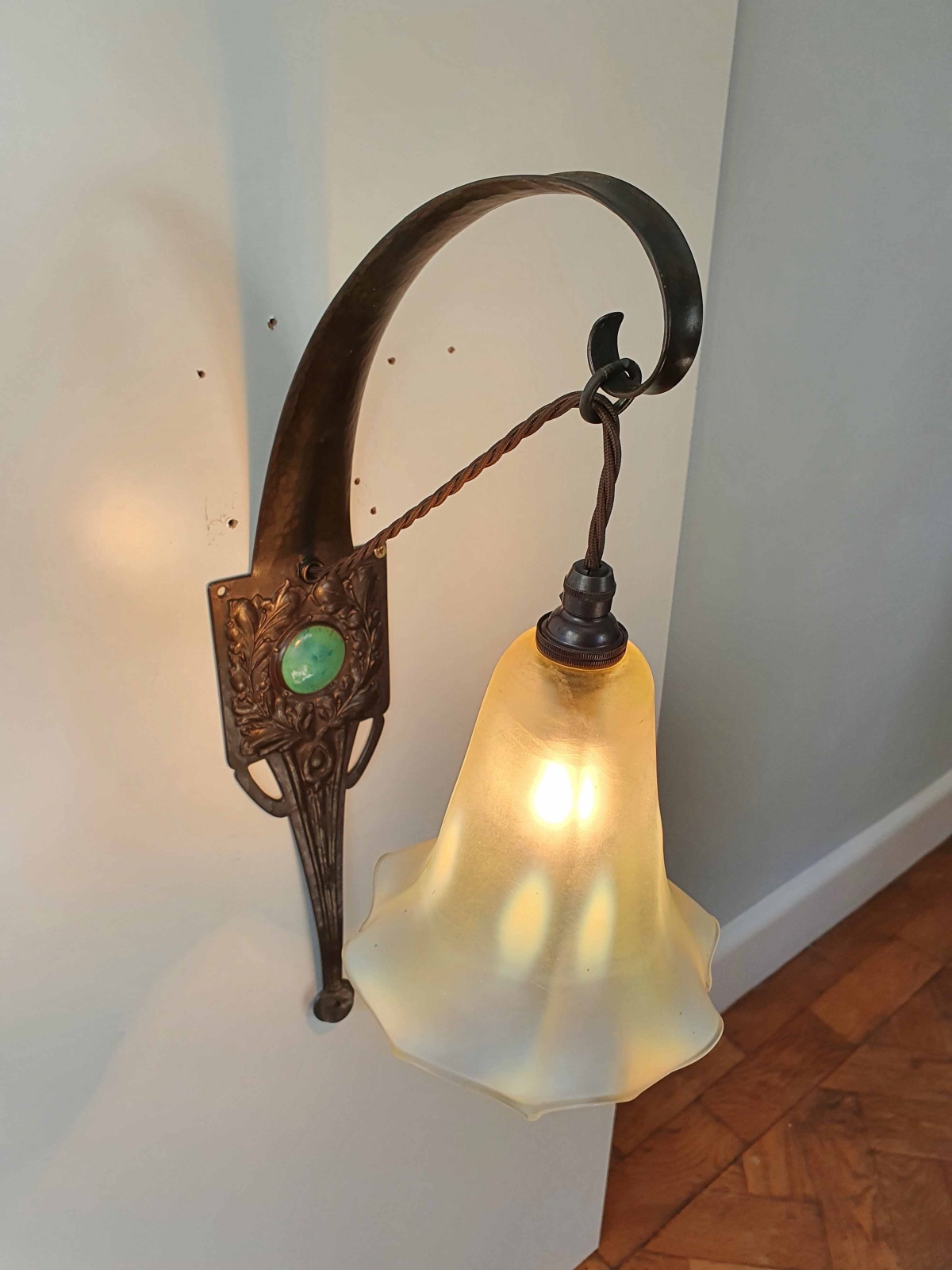 Style of John Pearson for The Guild of Handicraft | Arts & Crafts Wall light | England c.1905 | SOLD - Image 6