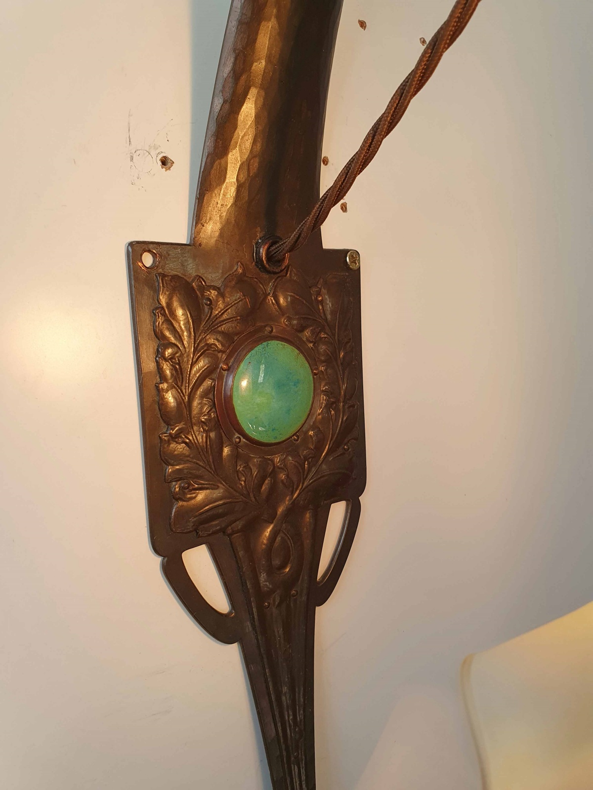 Style of John Pearson for The Guild of Handicraft | Arts & Crafts Wall light | England c.1905 | SOLD - Image 8