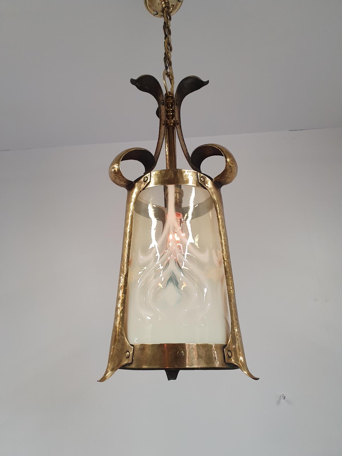 Attributed William Whitehouse & Co. with John Walsh Walsh | Arts & Crafts Lantern | England c.1900 | SOLD - Image 3