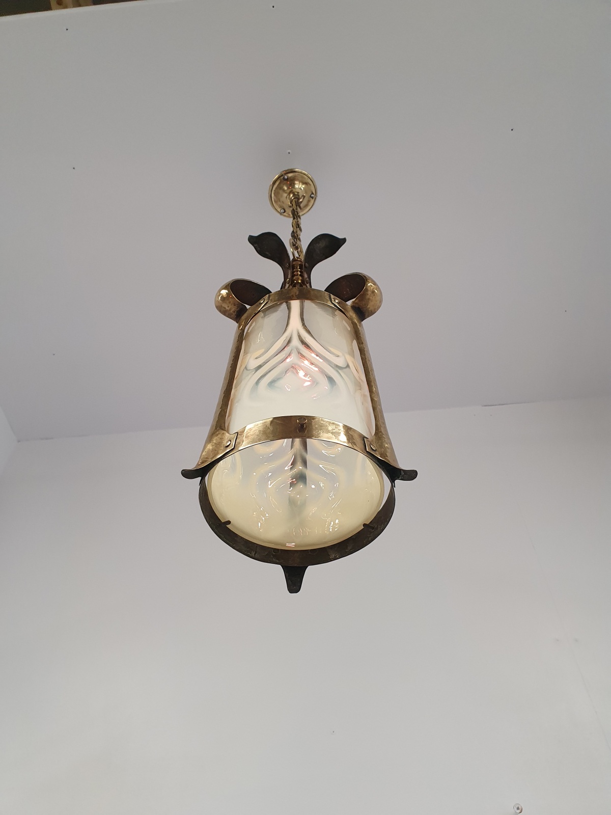 Attributed William Whitehouse & Co. with John Walsh Walsh | Arts & Crafts Lantern | England c.1900 | SOLD - Image 7