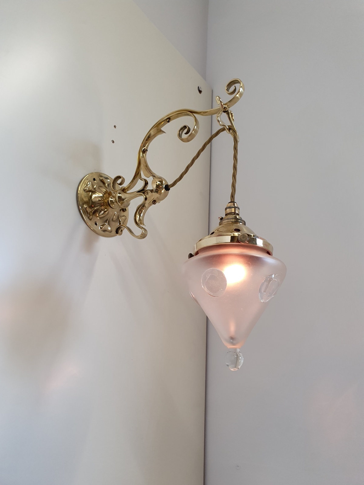 Arthur Jessop Hardwick for Tredean House | Arts & Crafts Wall Lights | England c.1902 | SOLD - Image 4