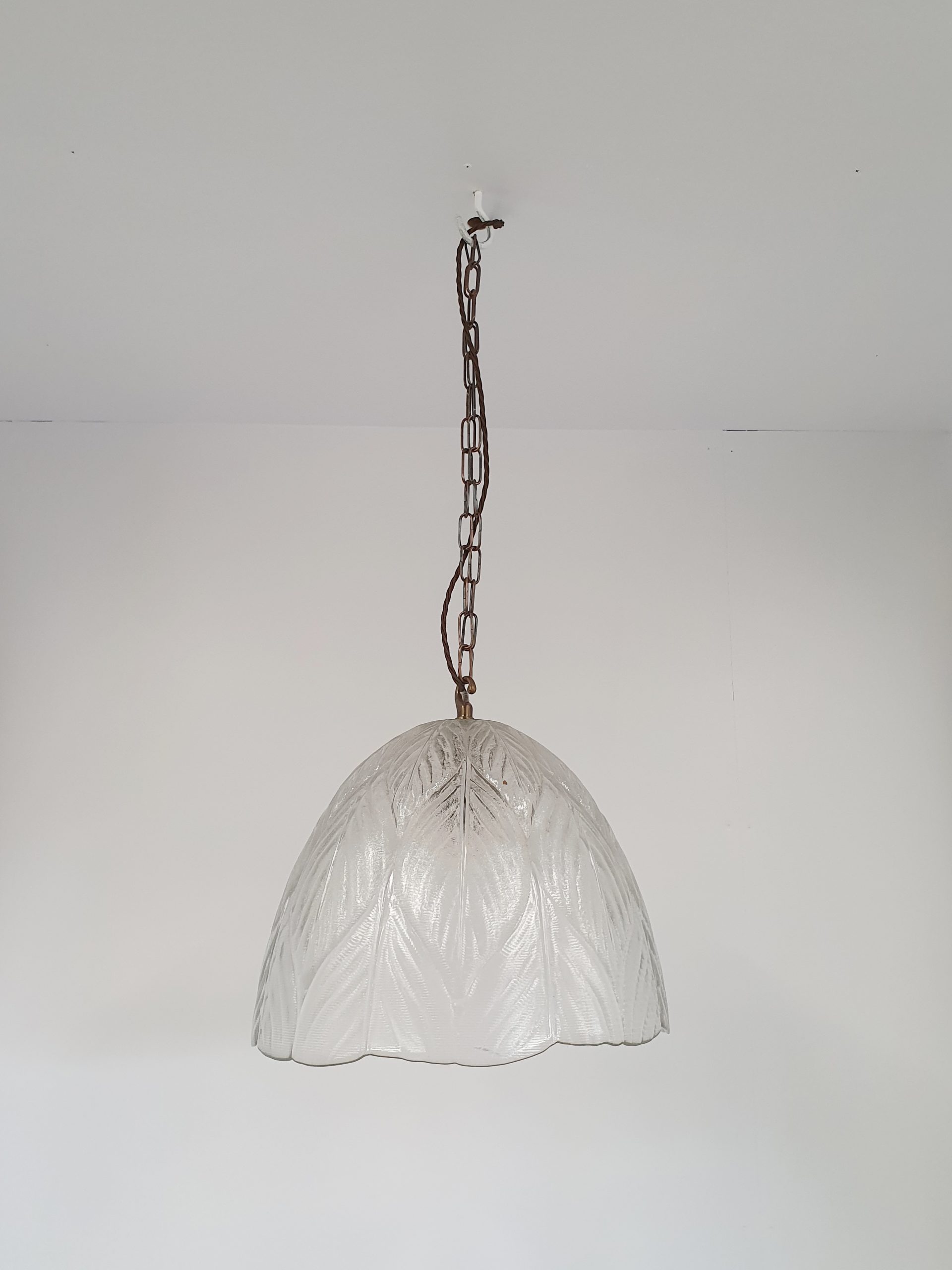 Unsigned | 2 Very Large Pendant "leaf" Lampshades | Available to Buy Seperately - Image 3