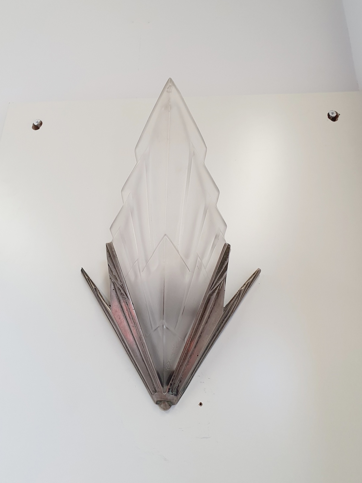 Verrerie D’art Degué | 2 Art Deco Wall Lights | France c.1930 | SOLD - Image 4