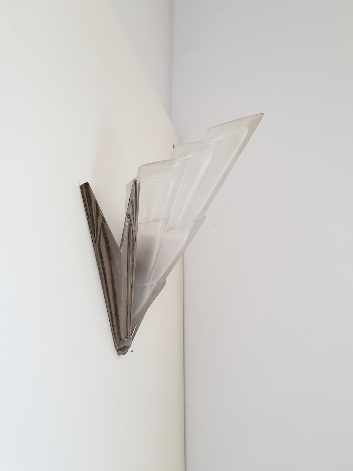 Verrerie D’art Degué | 2 Art Deco Wall Lights | France c.1930 | SOLD - Image 5