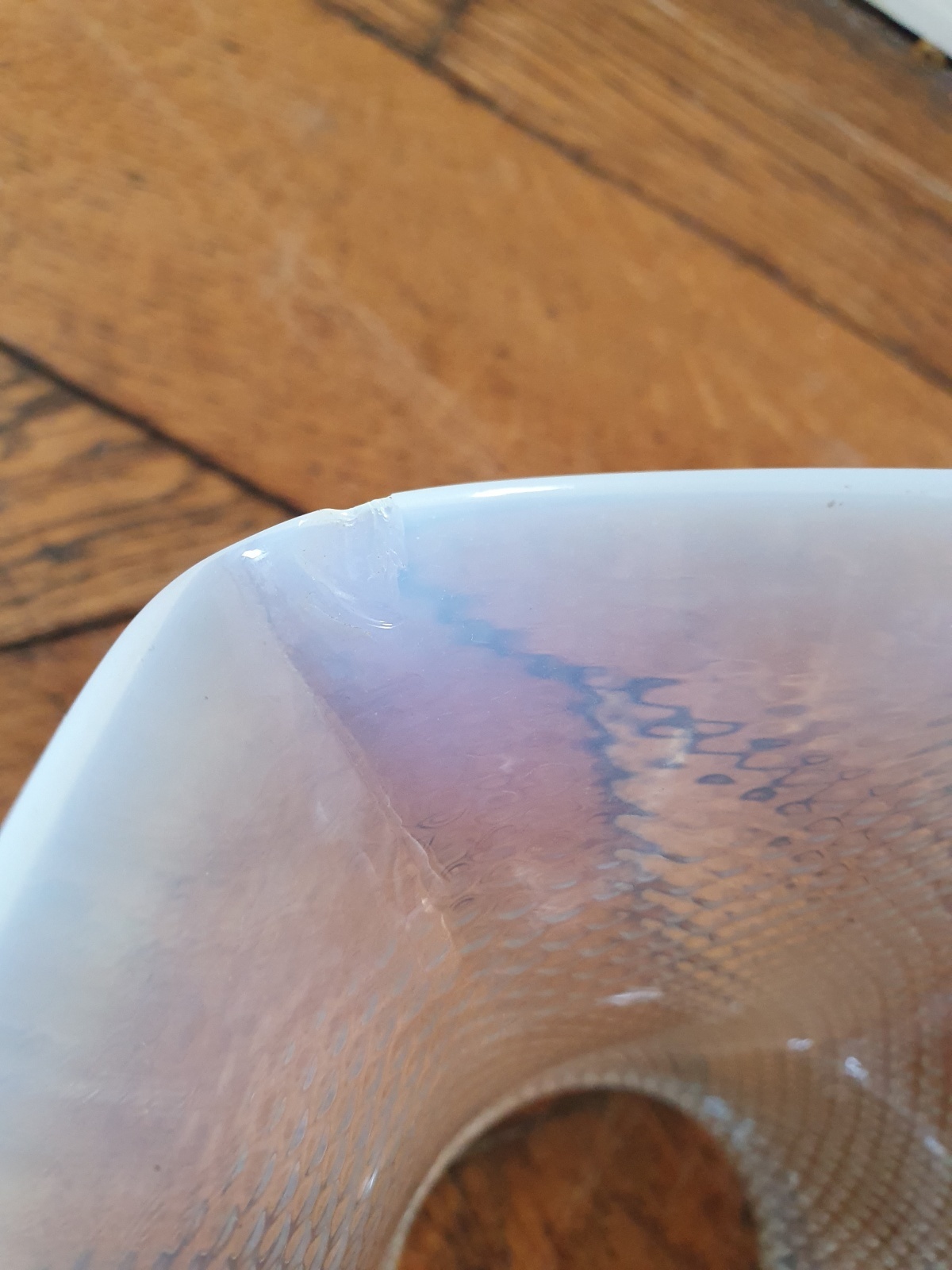 Unsigned | 3 Vaseline Lampshades | France c.1920 - Image 2