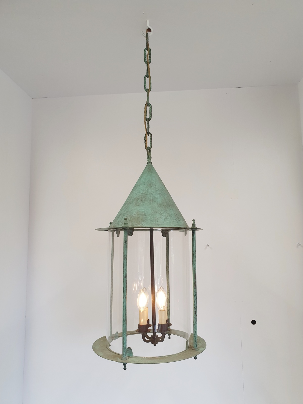 F.Samiei of reTouch Lighting | 2 Similar Monumental Arts & Crafts Lanterns | Available to Buy Seperately - Image 4