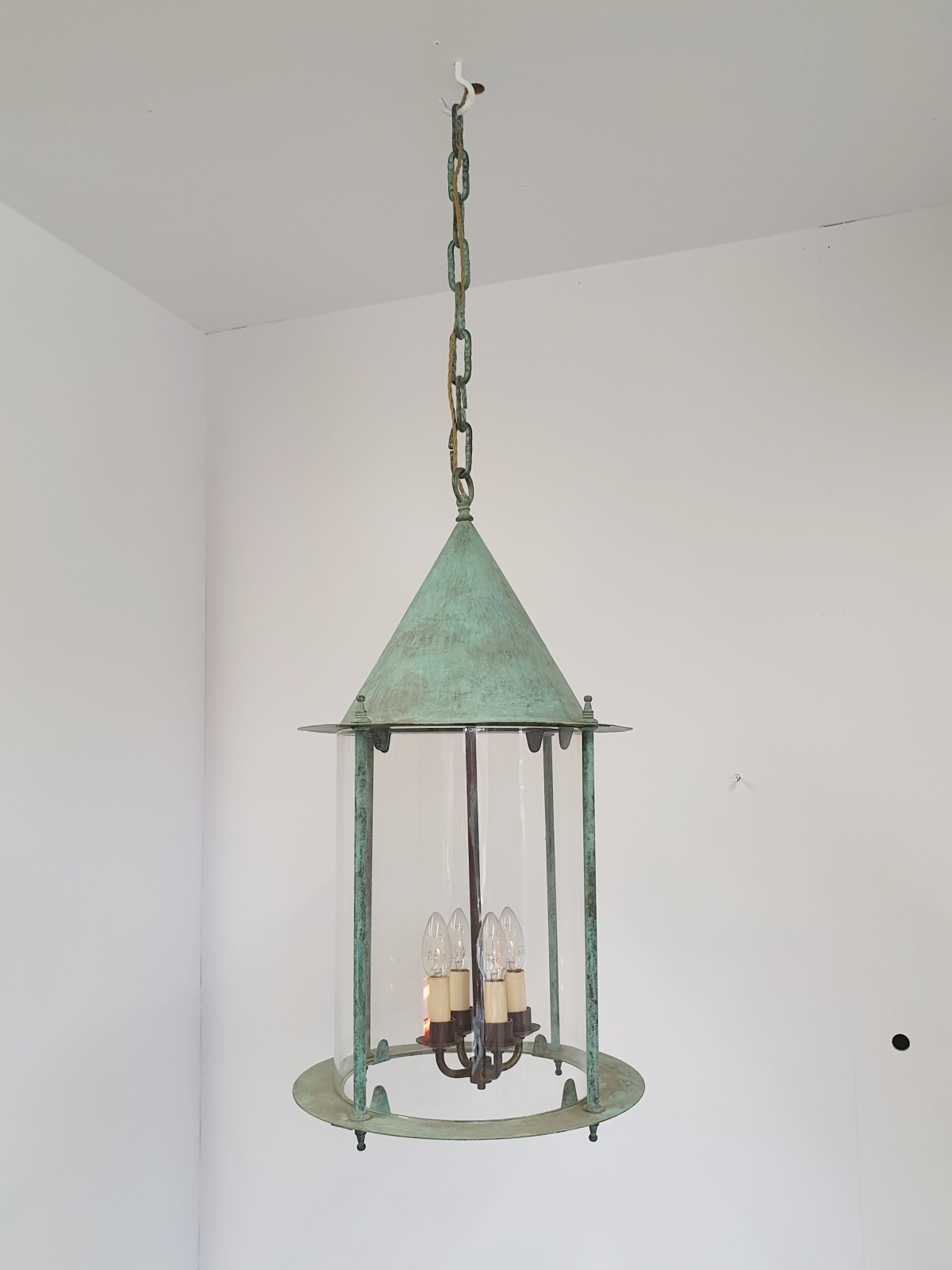 F.Samiei of reTouch Lighting | 2 Similar Monumental Arts & Crafts Lanterns | Available to Buy Seperately - Image 6