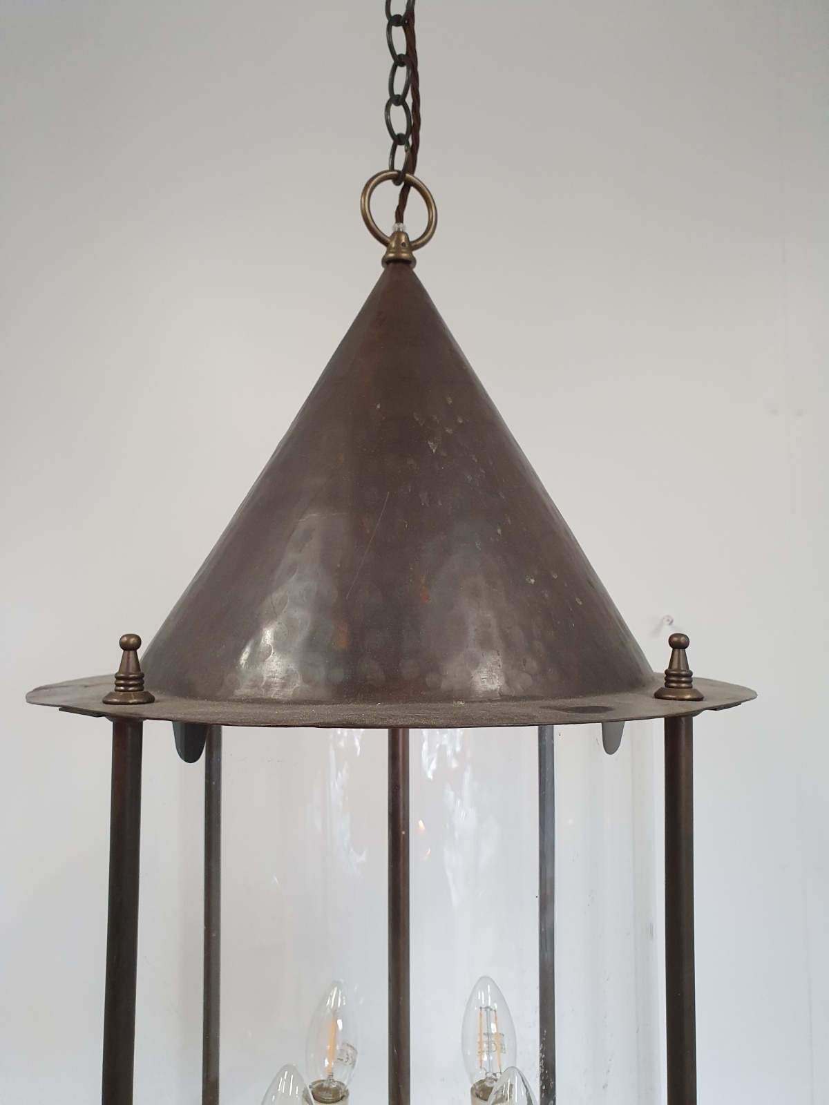F.Samiei of reTouch Lighting | 2 Similar Monumental Arts & Crafts Lanterns | Available to Buy Seperately - Image 16