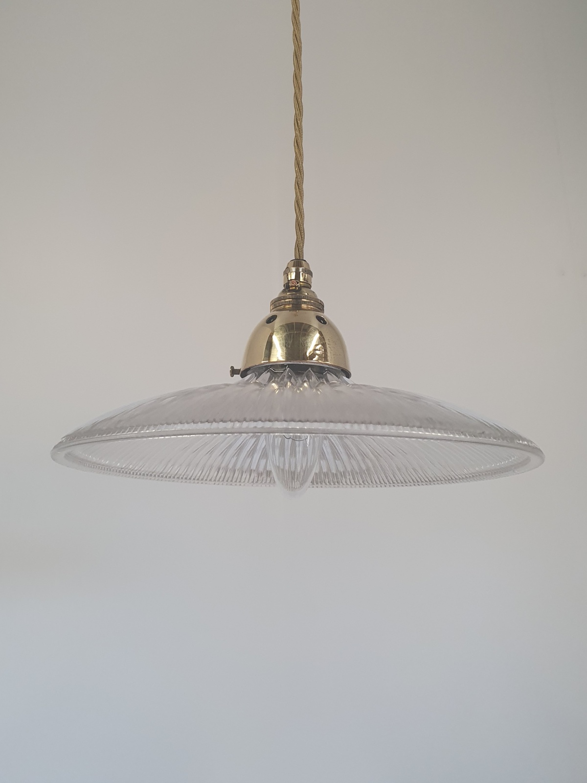 Unsigned | 2 Holophane "Stiletto" Prism Reflectors | England c.1900 | SOLD - Image 7