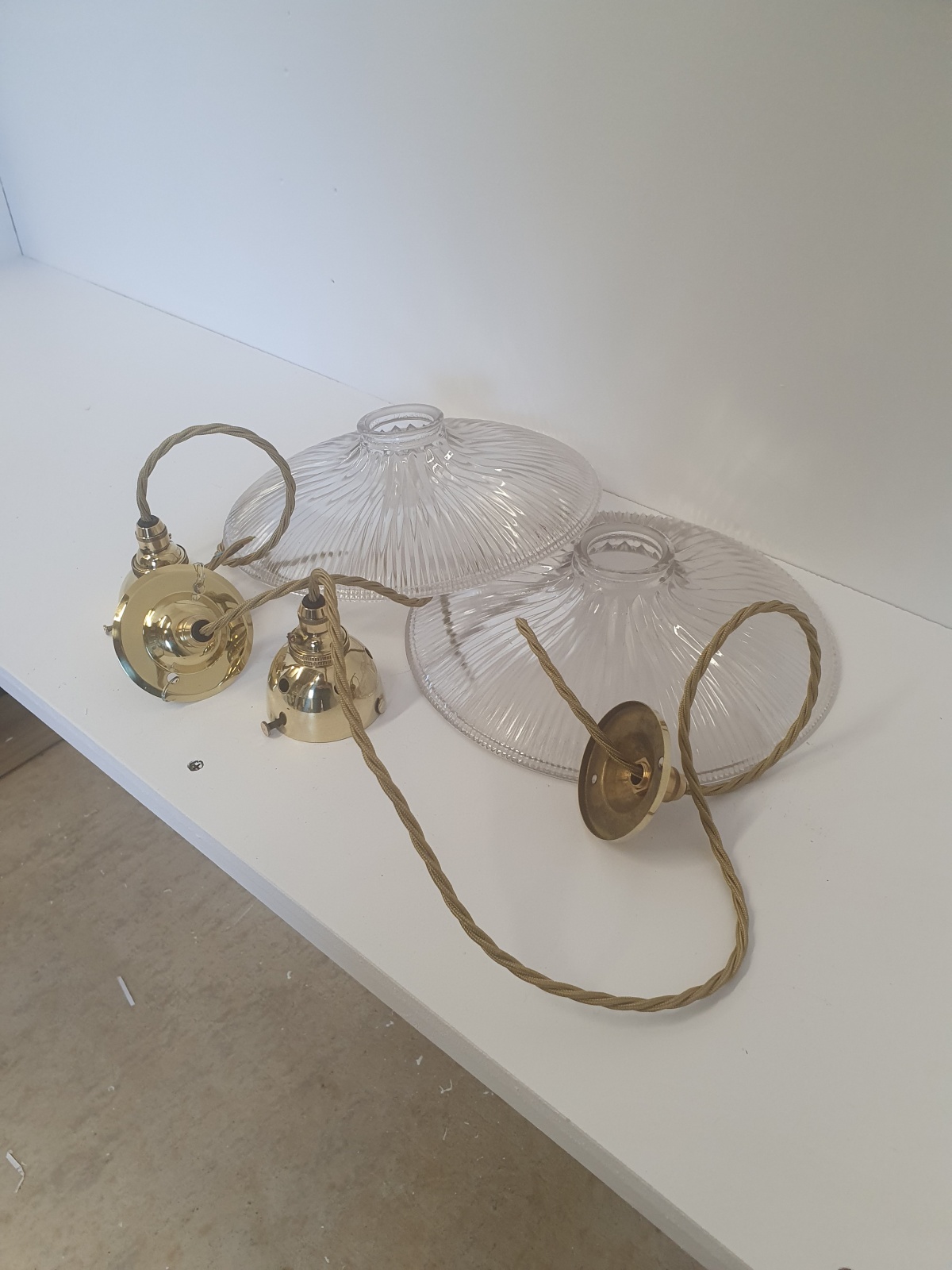 Unsigned | 2 Holophane "Stiletto" Prism Reflectors | England c.1900 | SOLD - Image 8