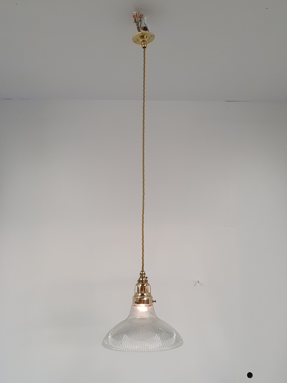 Unsigned | Large Holophane "Stiletto" Prism Reflector | England c.1900 | SOLD - Image 2