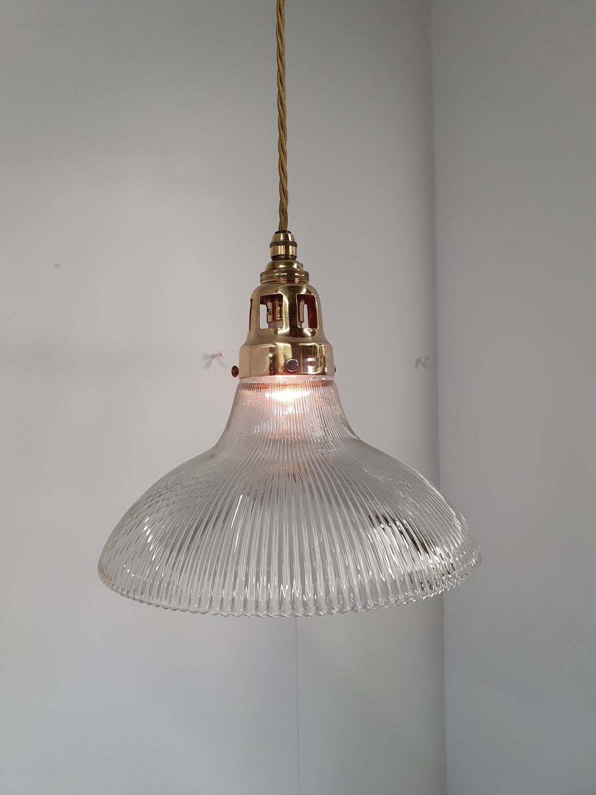 Unsigned | Large Holophane "Stiletto" Prism Reflector | England c.1900 | SOLD - Image 7