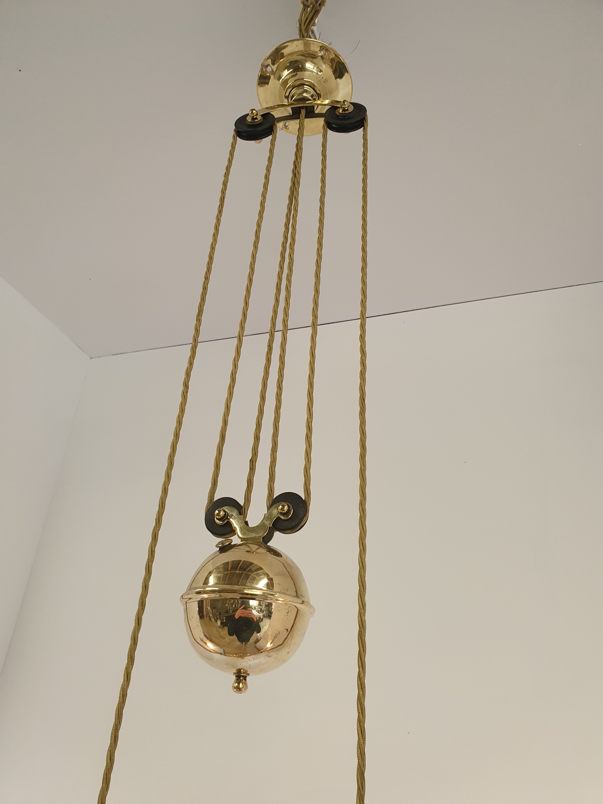 Unsigned | Art Nouveau "Rise & Fall" Ceiling Light | England c.1905 | SOLD - Image 11