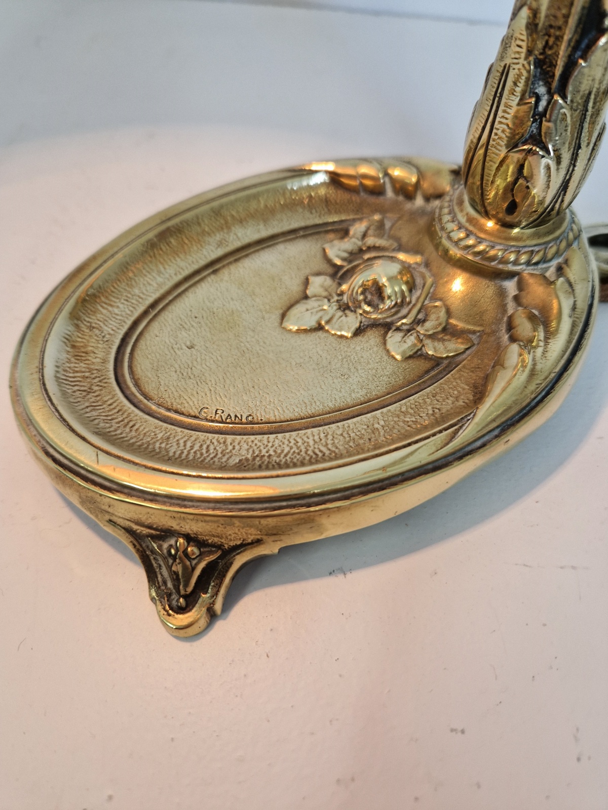 Charles Ranc & Verreries Schneider | 2 Bed-side Table Lamps | France c.1920 | SOLD - Image 9