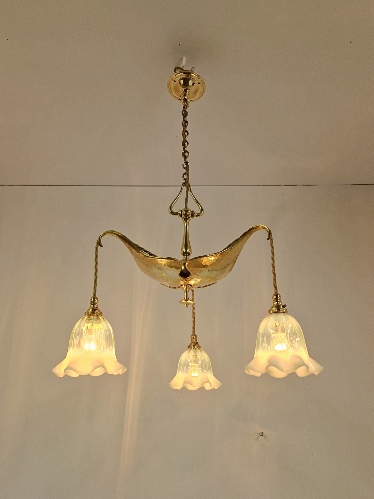 Attributed The General Electric Company (G.E.C) | 2 Small Arts & Crafts Ceiling Lights | England c.1900 | SOLD - Image 2