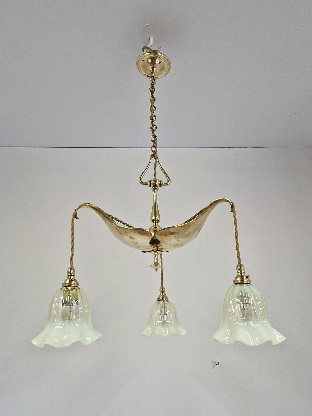 Attributed The General Electric Company (G.E.C) | 2 Small Arts & Crafts Ceiling Lights | England c.1900 | SOLD - Image 3