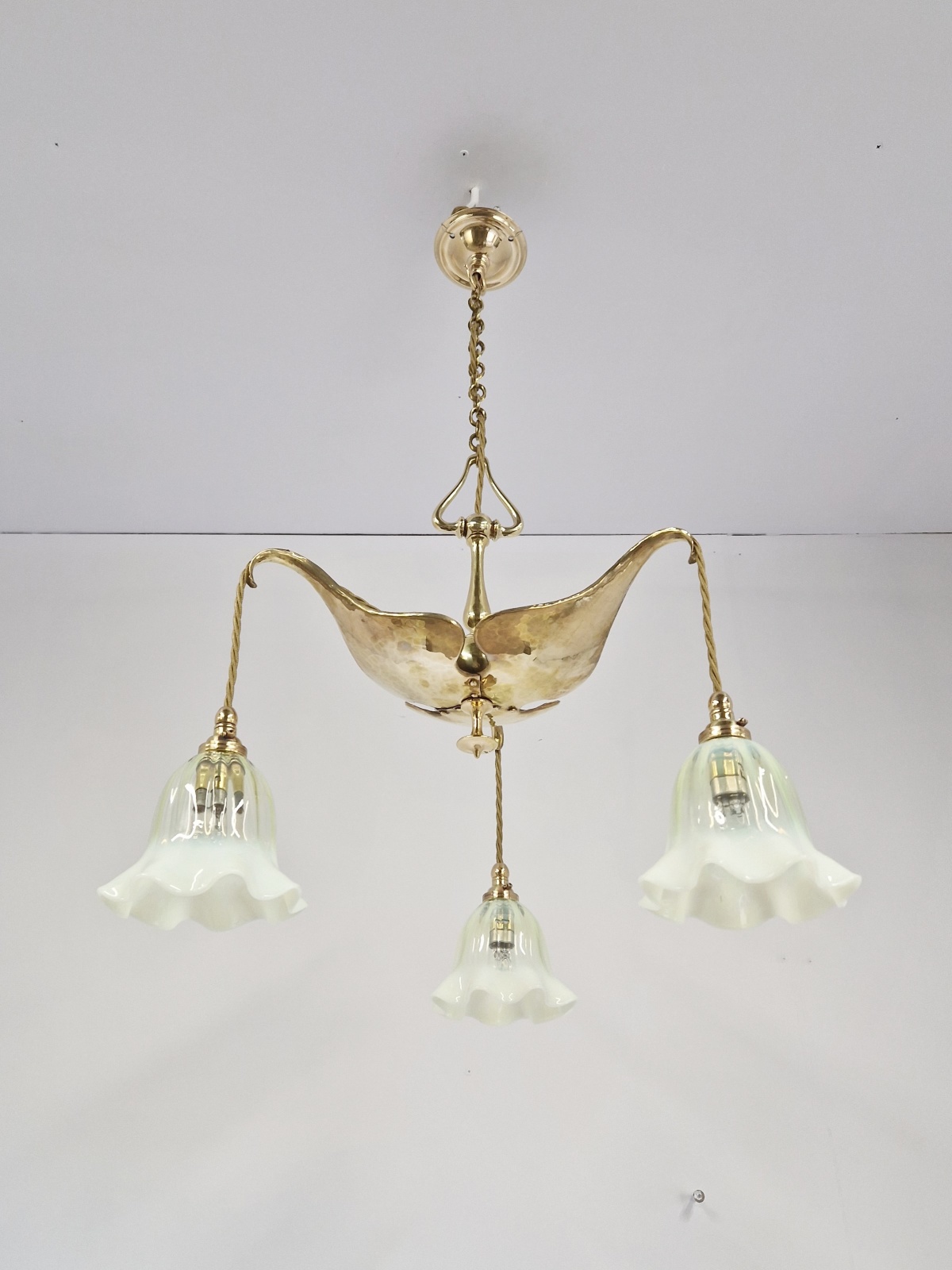 Attributed The General Electric Company (G.E.C) | 2 Small Arts & Crafts Ceiling Lights | England c.1900 | SOLD - Image 5