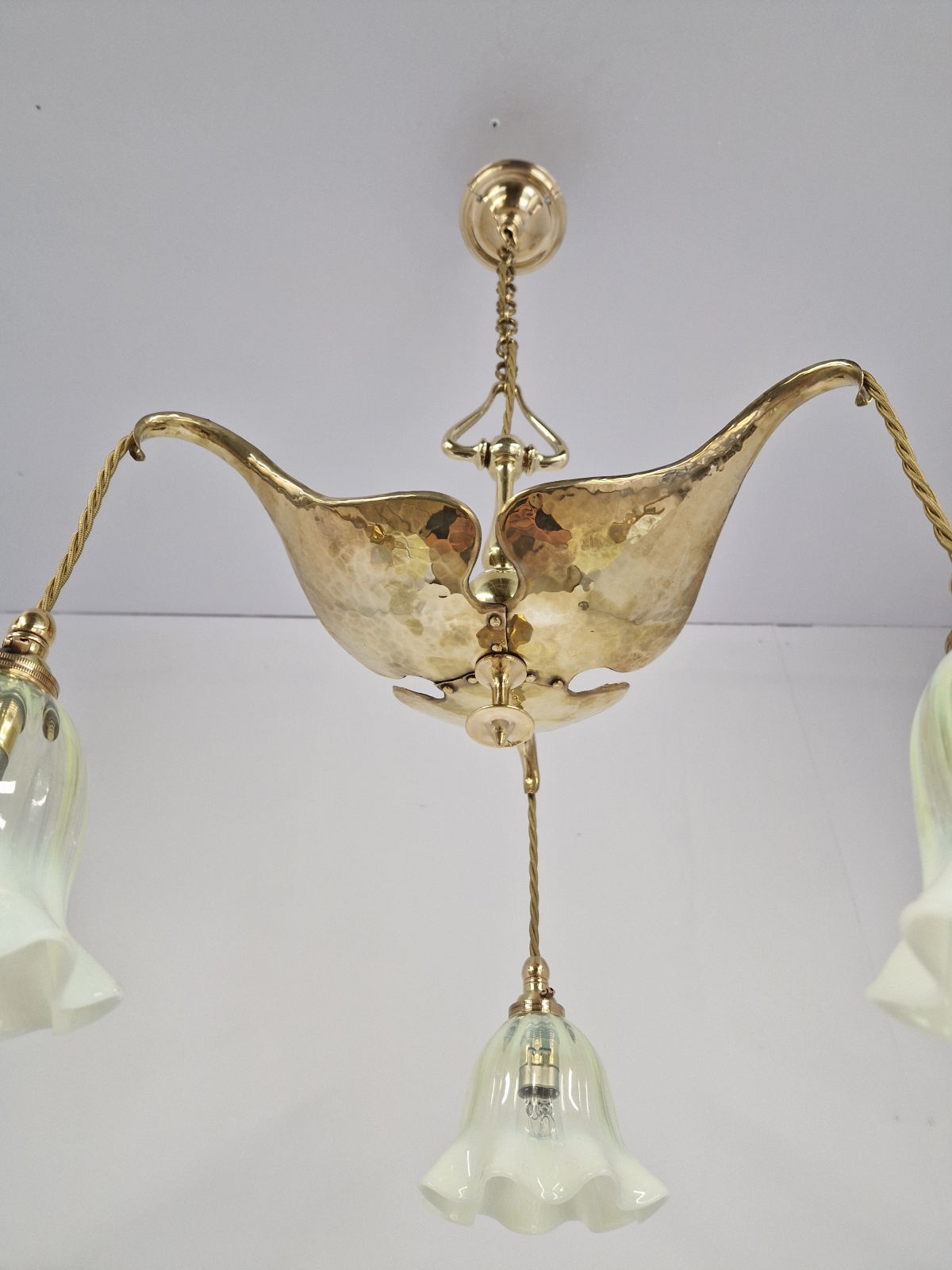 Attributed The General Electric Company (G.E.C) | 2 Small Arts & Crafts Ceiling Lights | England c.1900 | SOLD - Image 9