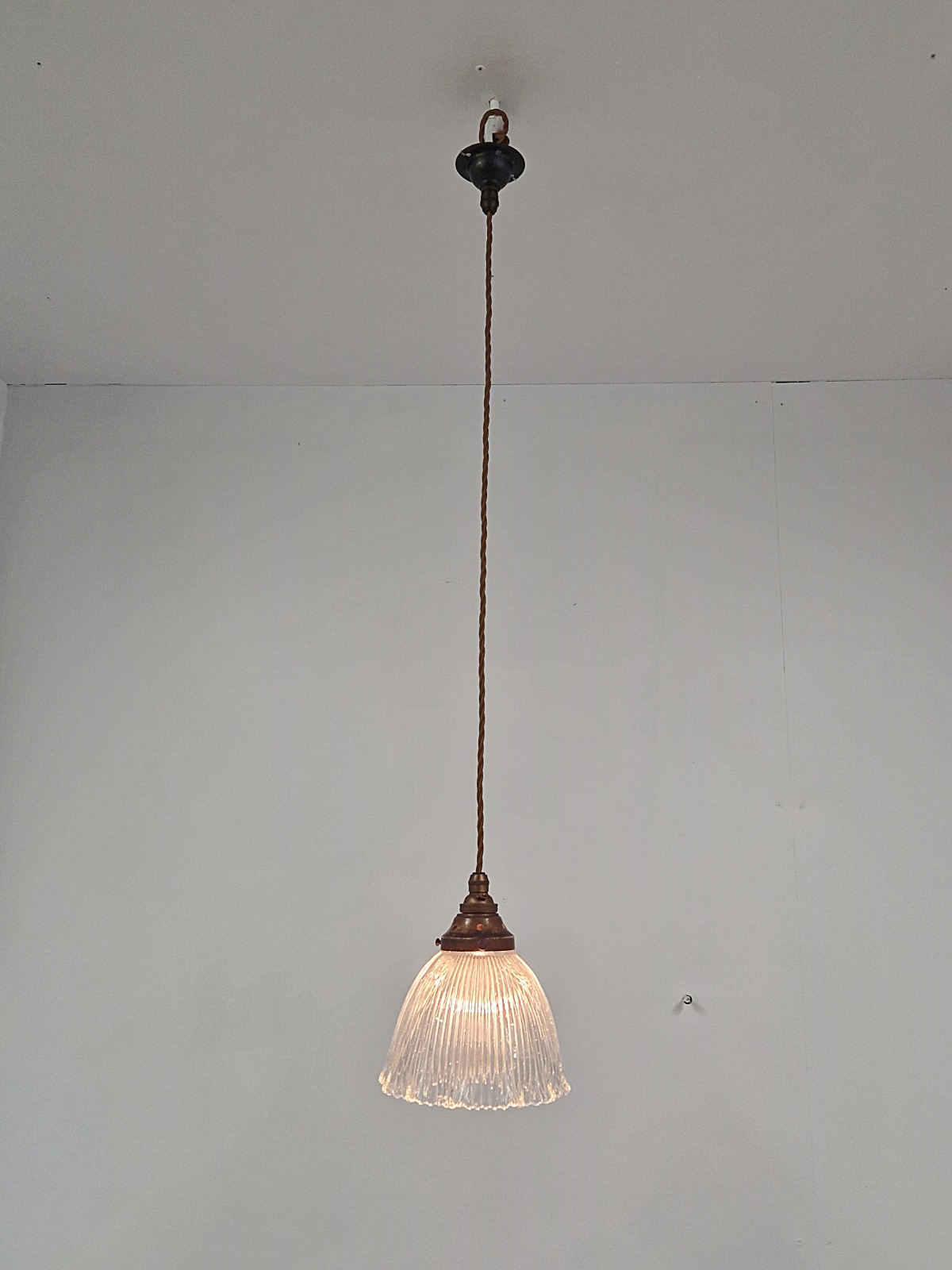 The Holophane Company | Small Pendant "Stiletto" Prism Reflector | England c.1900 | SOLD - Image 2