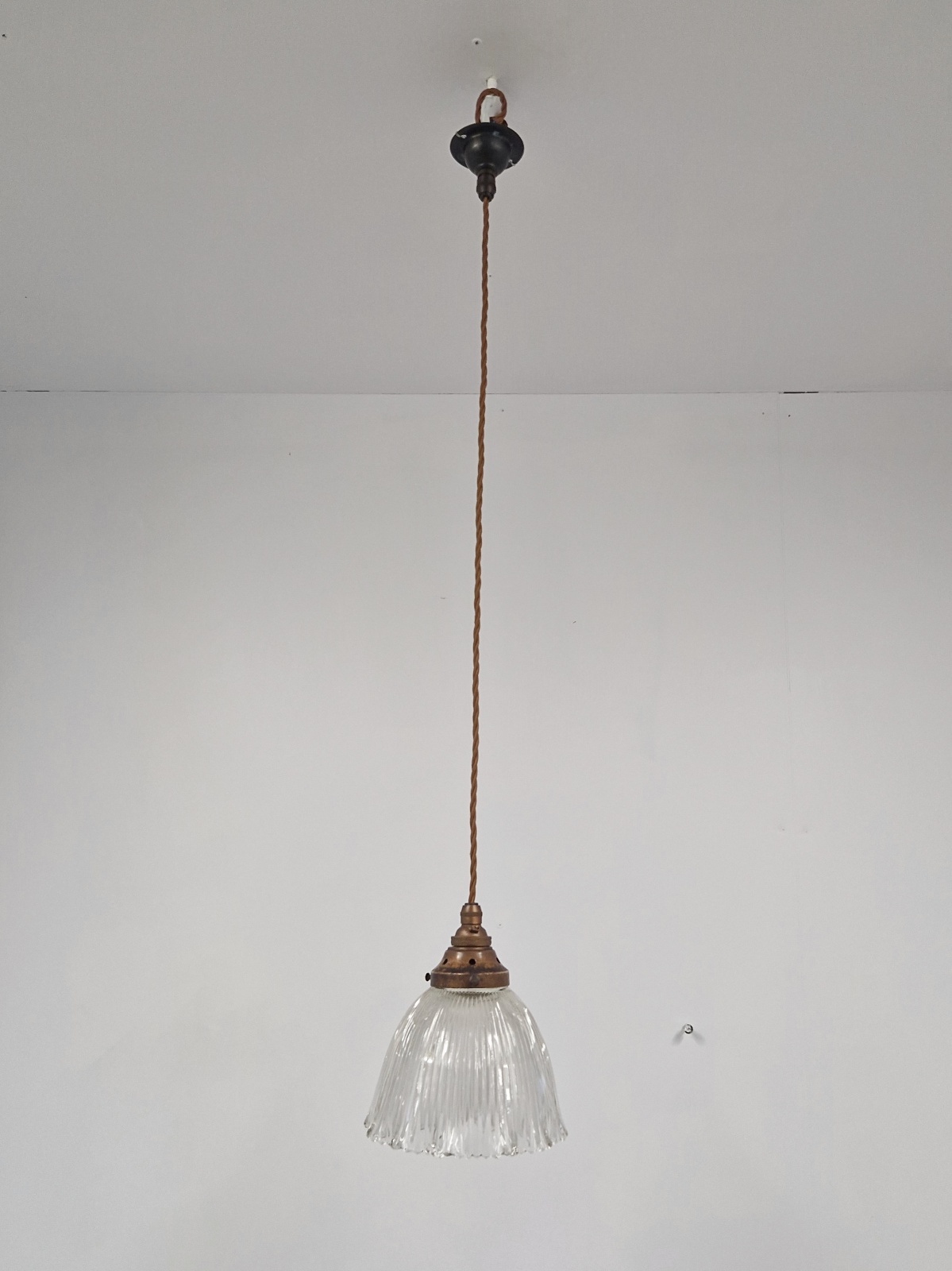 The Holophane Company | Small Pendant "Stiletto" Prism Reflector | England c.1900 | SOLD - Image 3