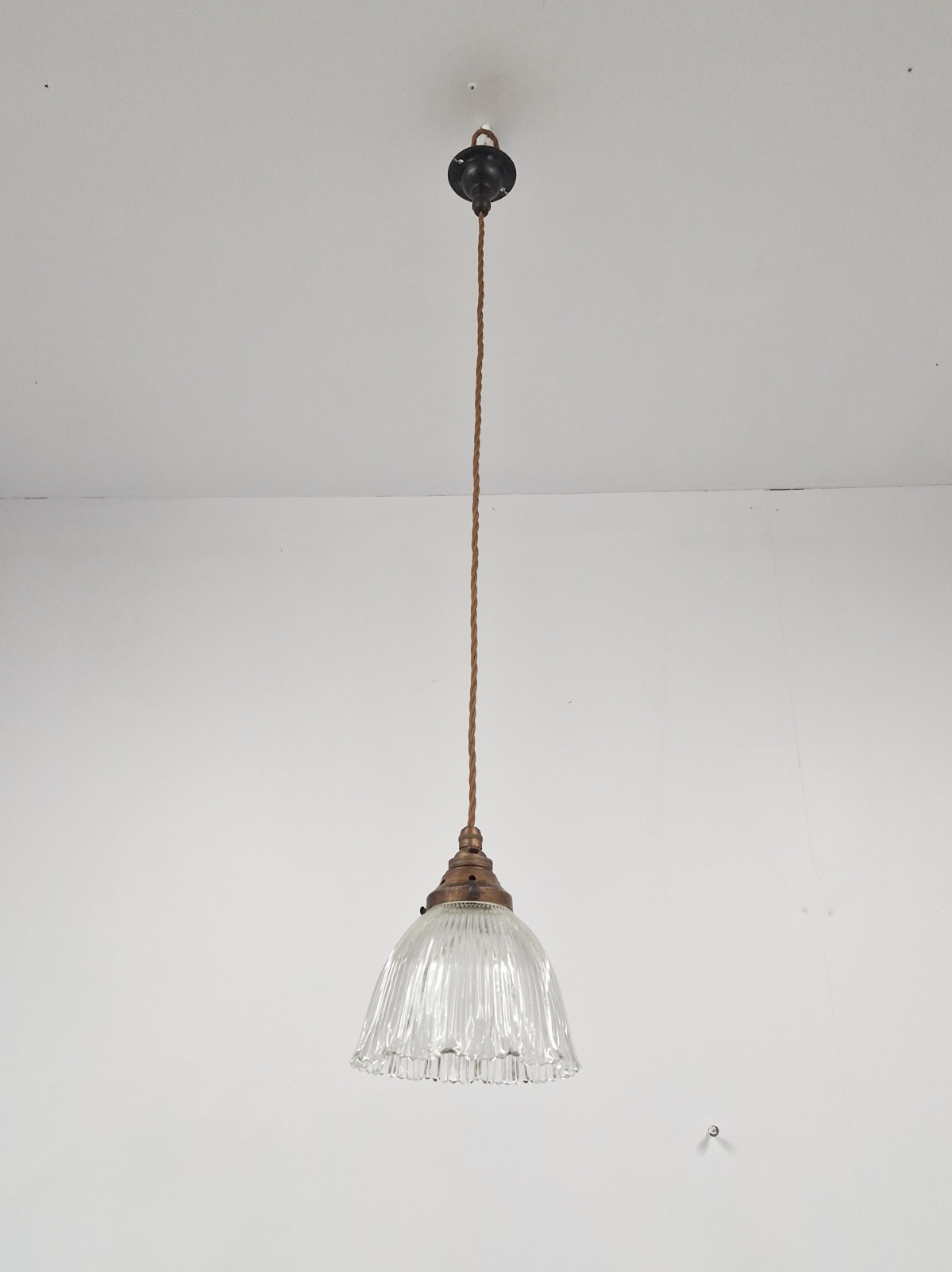 The Holophane Company | Small Pendant "Stiletto" Prism Reflector | England c.1900 | SOLD - Image 5