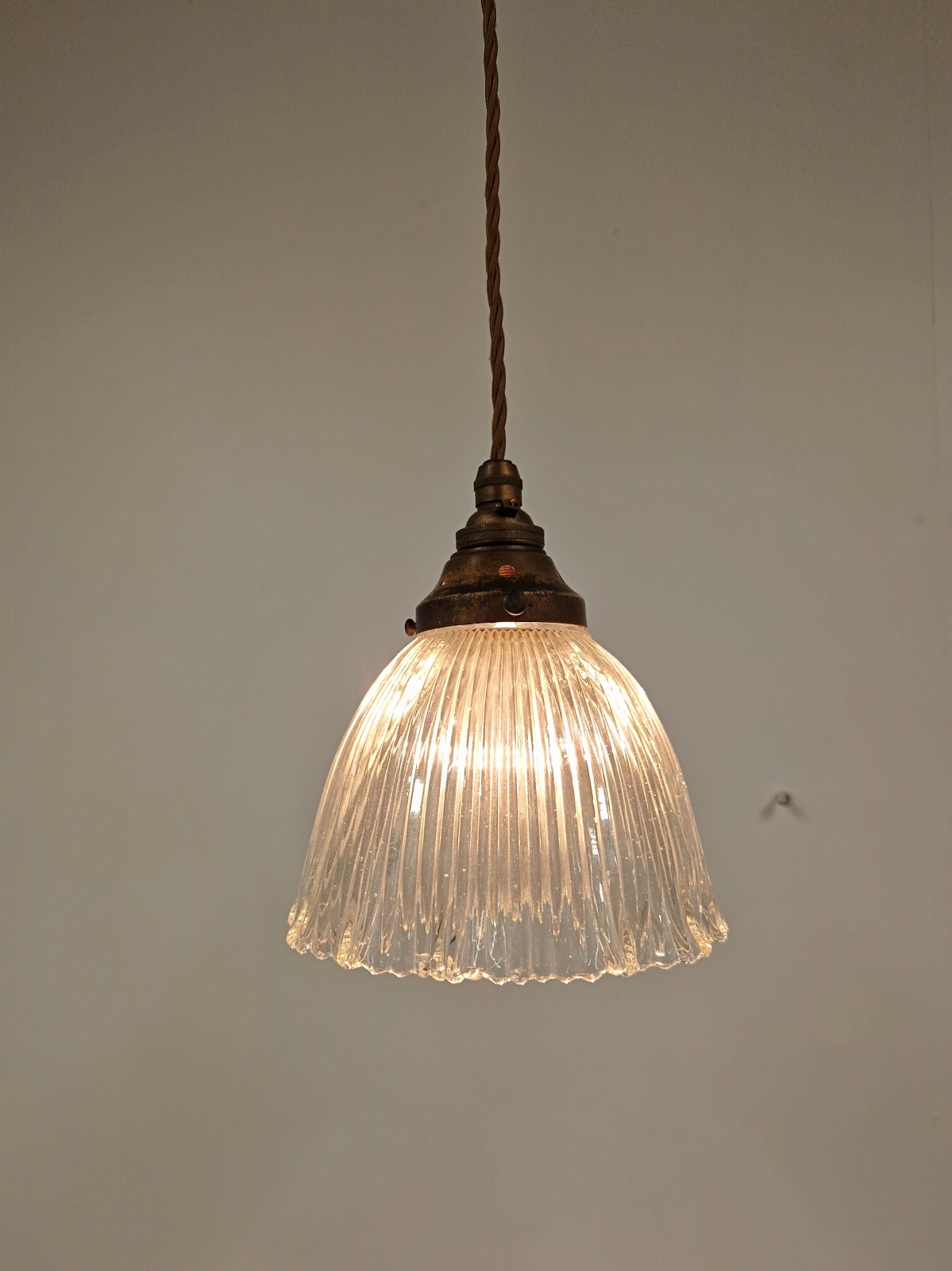 The Holophane Company | Small Pendant "Stiletto" Prism Reflector | England c.1900 | SOLD - Image 6