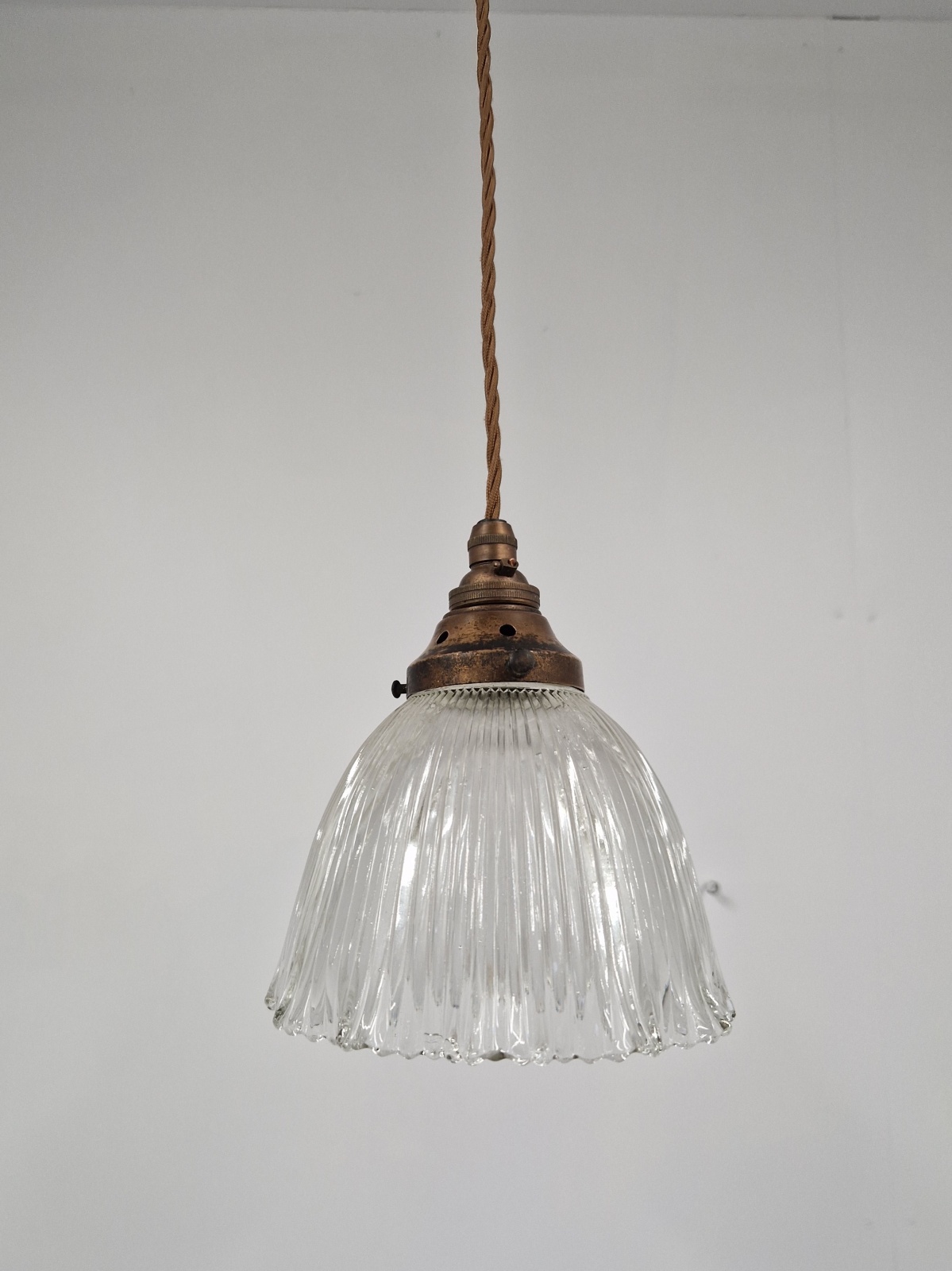 The Holophane Company | Small Pendant "Stiletto" Prism Reflector | England c.1900 | SOLD - Image 7