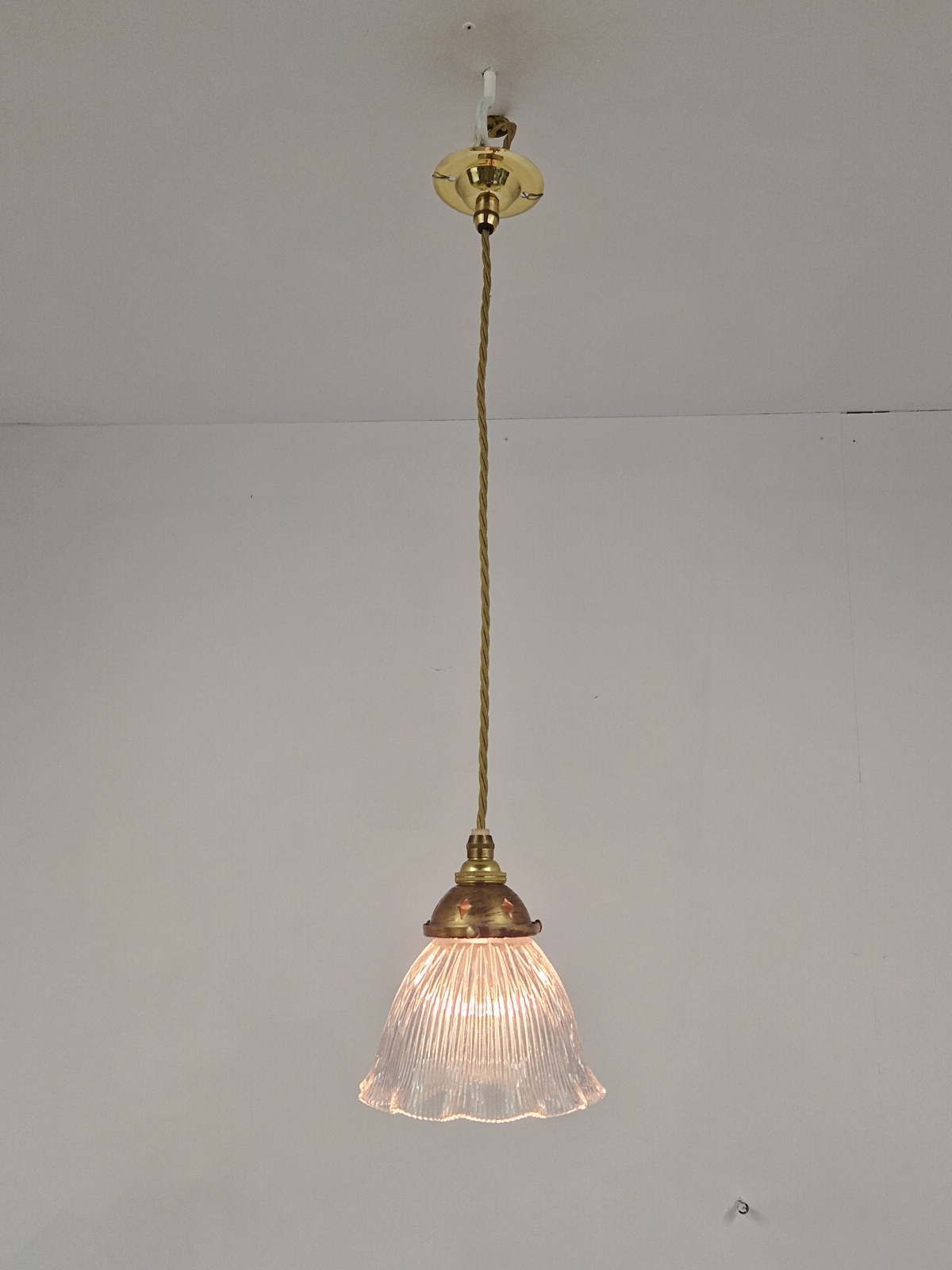 The Holophane Company | Small Pendant "Stiletto" Prism Reflector | England c.1900 | SOLD - Image 2