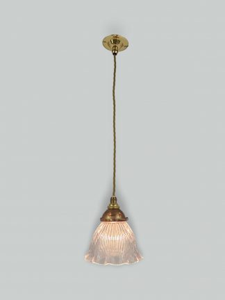 The Holophane Company | Small Pendant "Stiletto" Prism Reflector | England c.1900 | SOLD