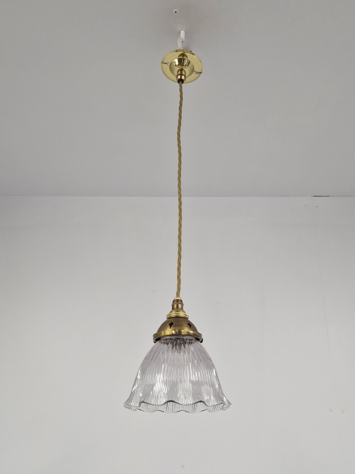 The Holophane Company | Small Pendant "Stiletto" Prism Reflector | England c.1900 | SOLD - Image 5