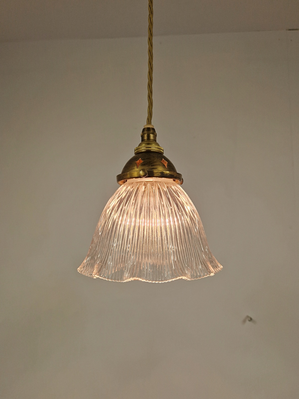 The Holophane Company | Small Pendant "Stiletto" Prism Reflector | England c.1900 | SOLD - Image 6