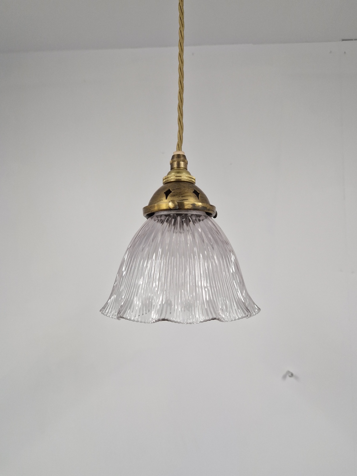 The Holophane Company | Small Pendant "Stiletto" Prism Reflector | England c.1900 | SOLD - Image 7