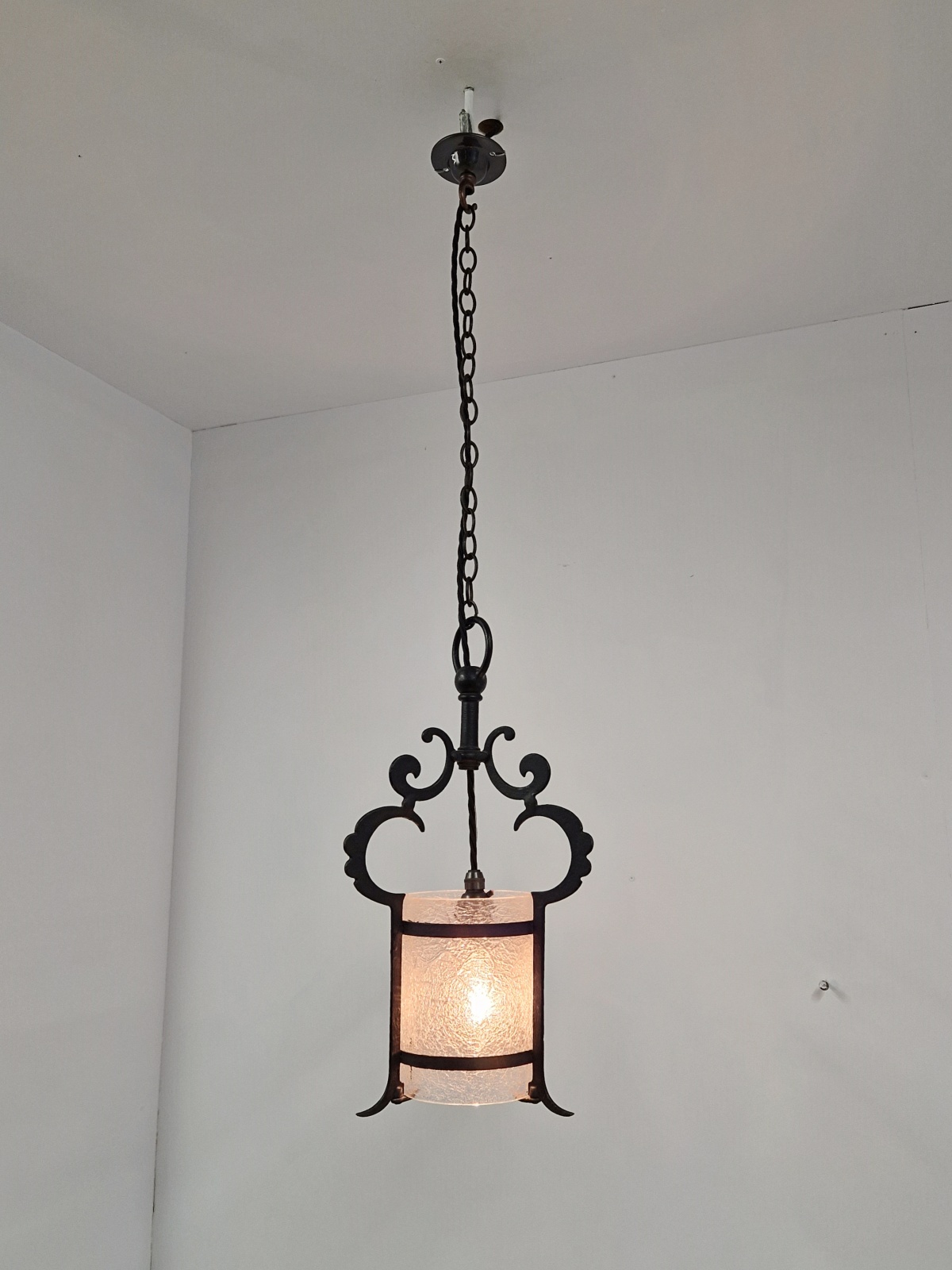 The General Electric Company (G.E.C) | Wrought-Iron Porch Lantern | England c.1905 | SOLD - Image 2