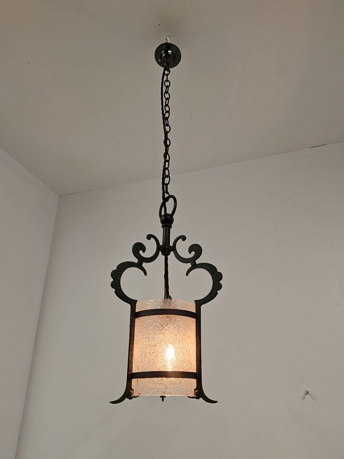 The General Electric Company (G.E.C) | Wrought-Iron Porch Lantern | England c.1905 | SOLD - Image 4