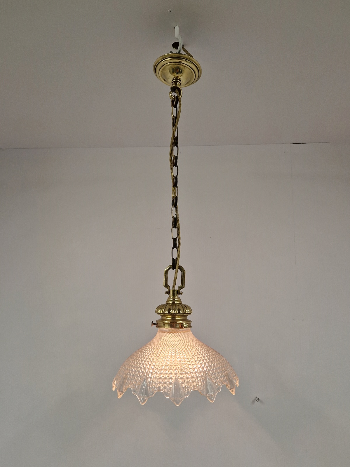 The General Electric Company (G.E.C) | Coolie Pendant Lampshade | England 1900-25 | SOLD - Image 2