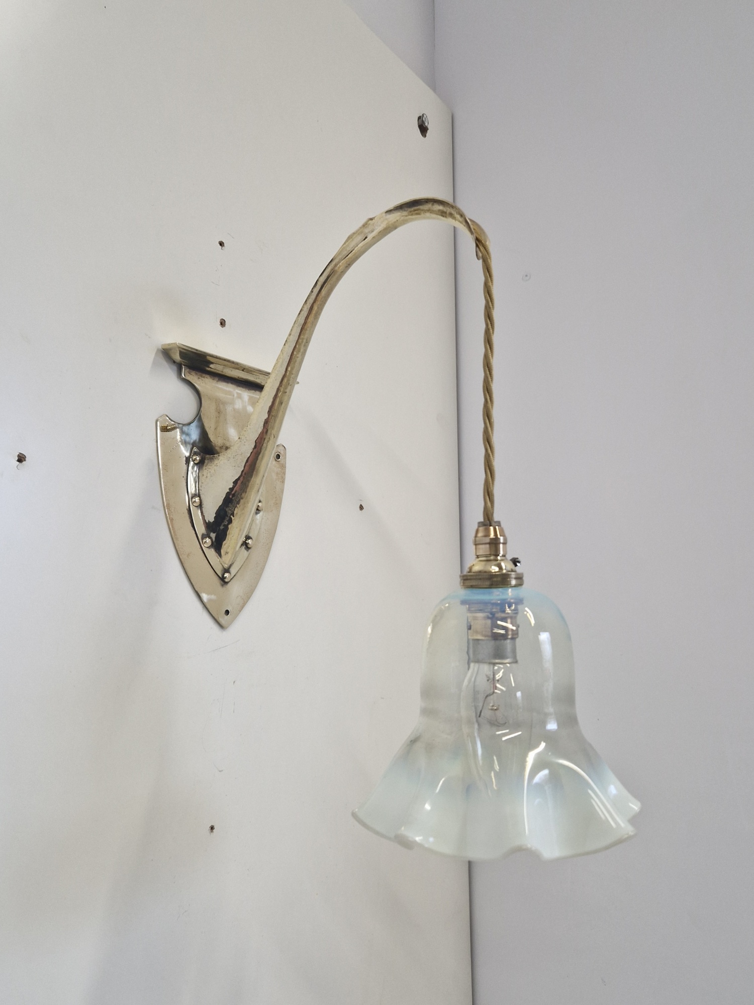 Unsigned | 2 Arts & Crafts Wall Lights | England c.1900 | SOLD - Image 3