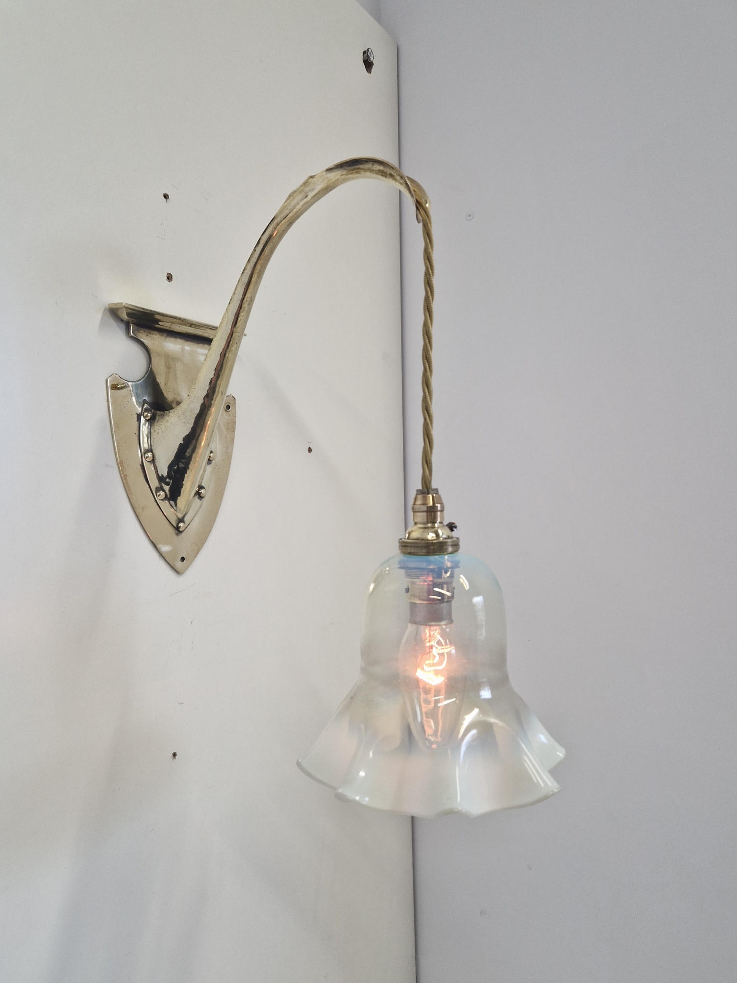 Unsigned | 2 Arts & Crafts Wall Lights | England c.1900 | SOLD - Image 4