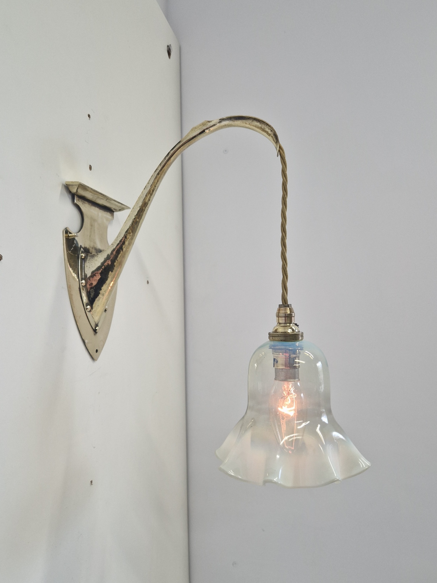 Unsigned | 2 Arts & Crafts Wall Lights | England c.1900 | SOLD - Image 6