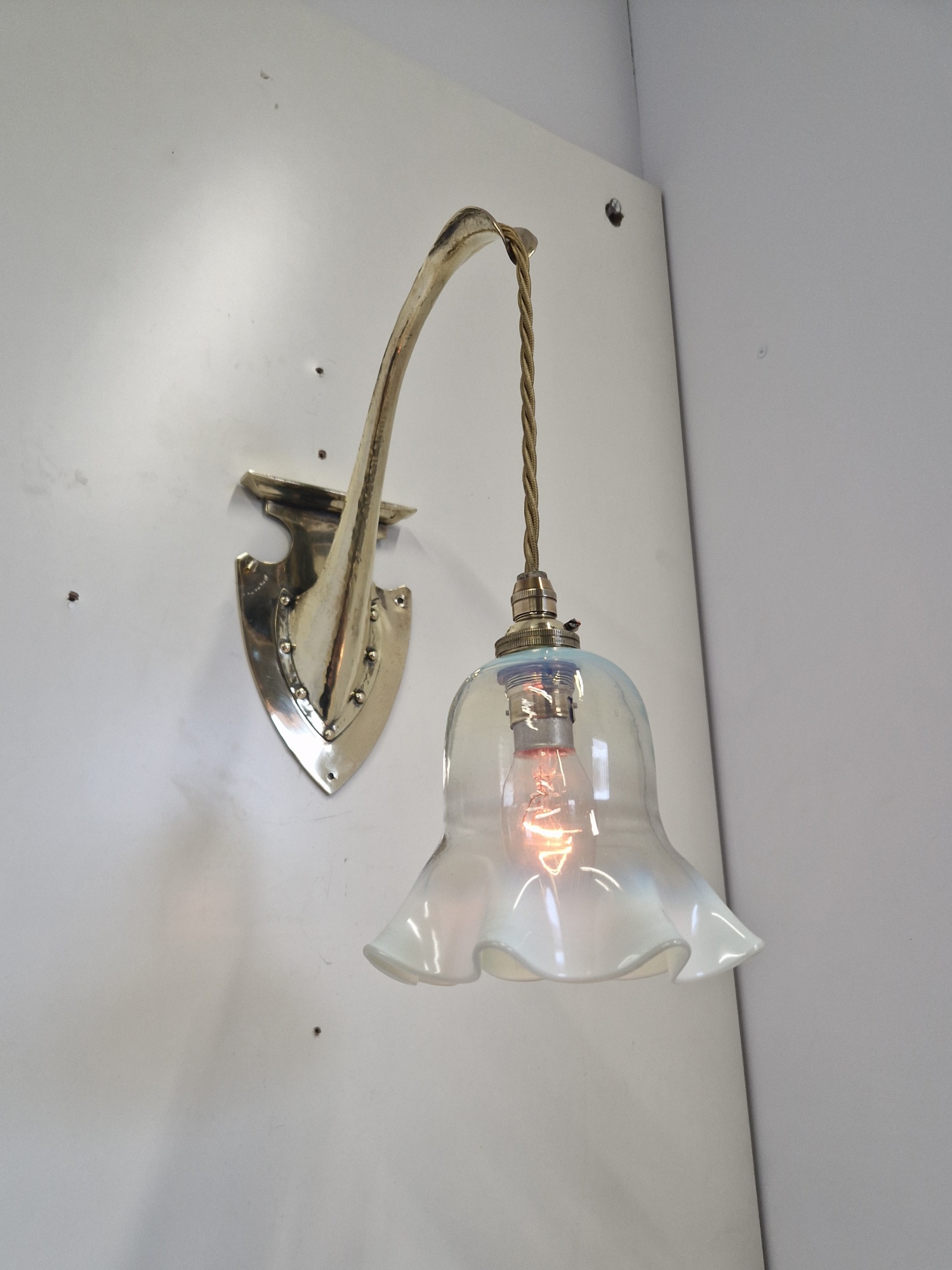 Unsigned | 2 Arts & Crafts Wall Lights | England c.1900 | SOLD - Image 7