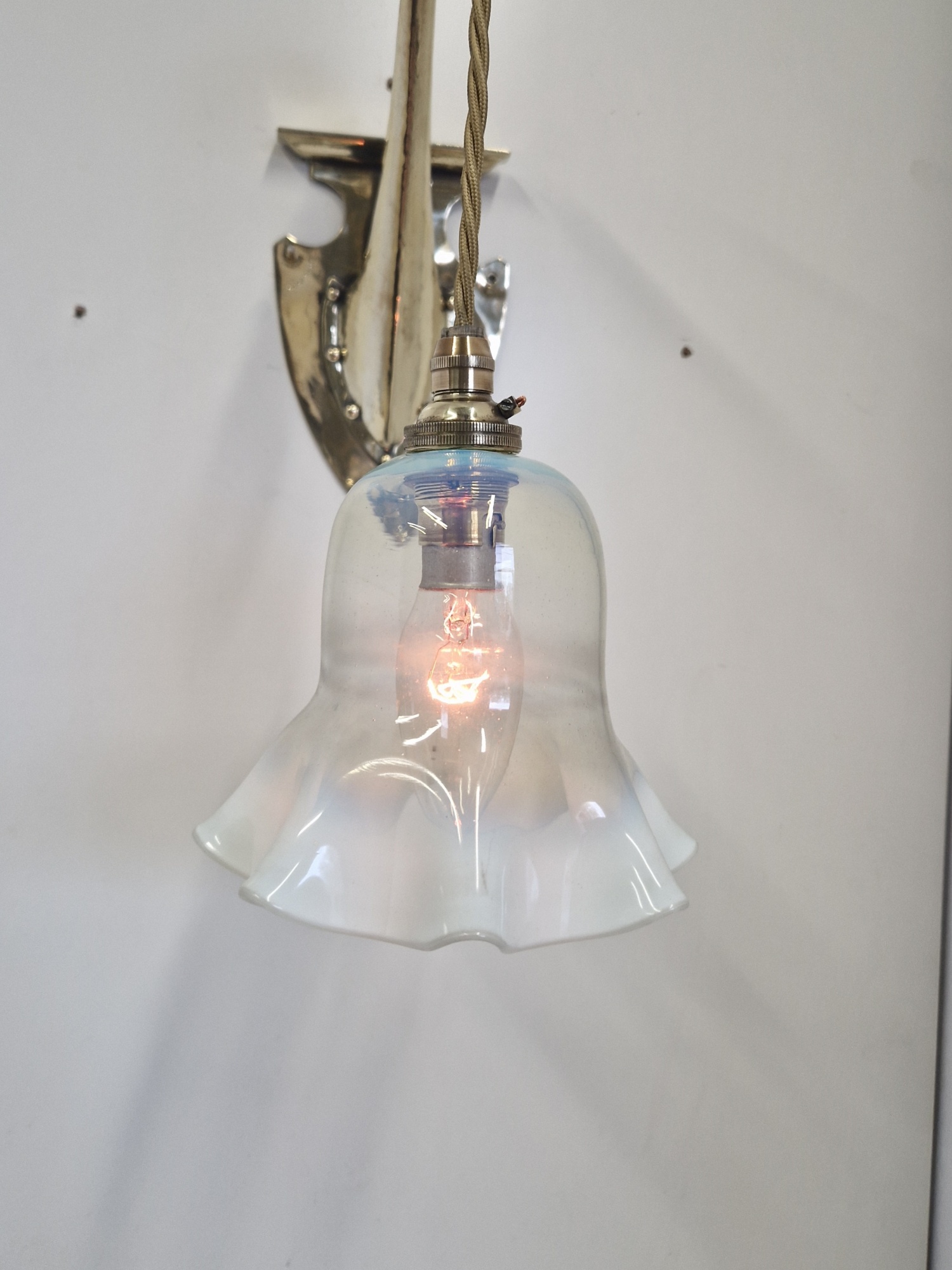 Unsigned | 2 Arts & Crafts Wall Lights | England c.1900 | SOLD - Image 9