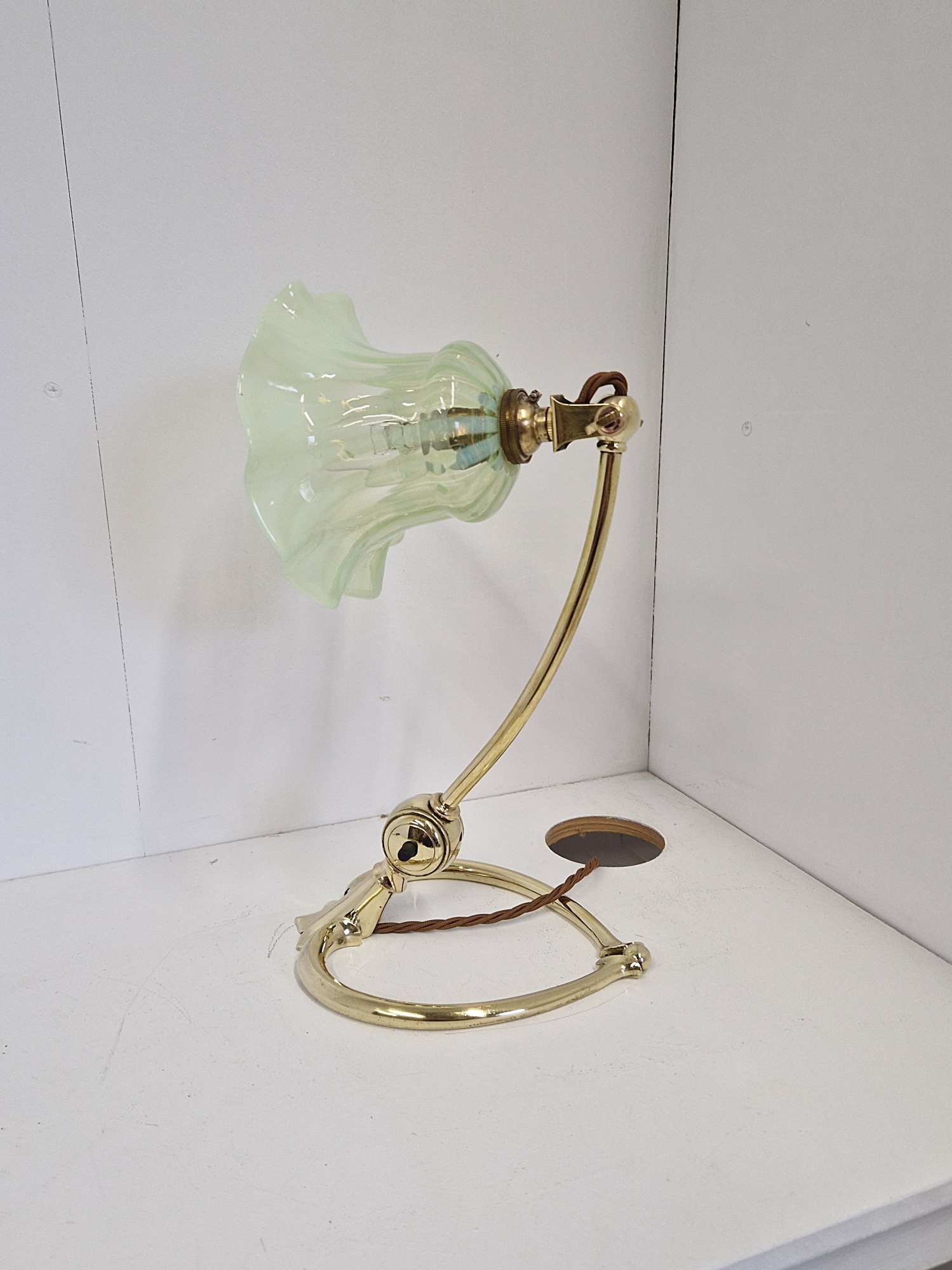 W.A.S Benson, London | Multi-adjustable Arts & Crafts Desk Lamp | England c.1905 | SOLD - Image 3
