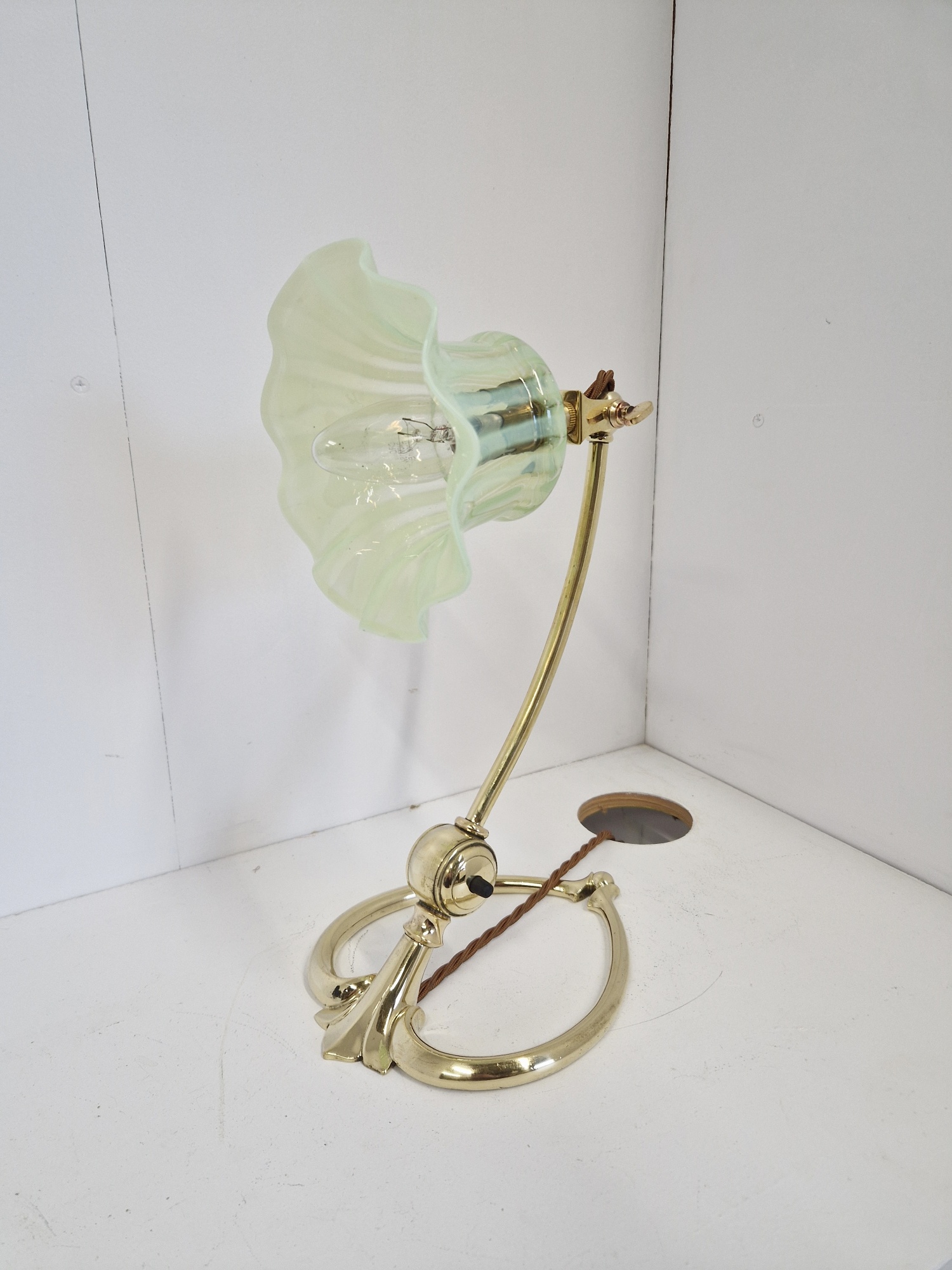 W.A.S Benson, London | Multi-adjustable Arts & Crafts Desk Lamp | England c.1905 | SOLD - Image 7