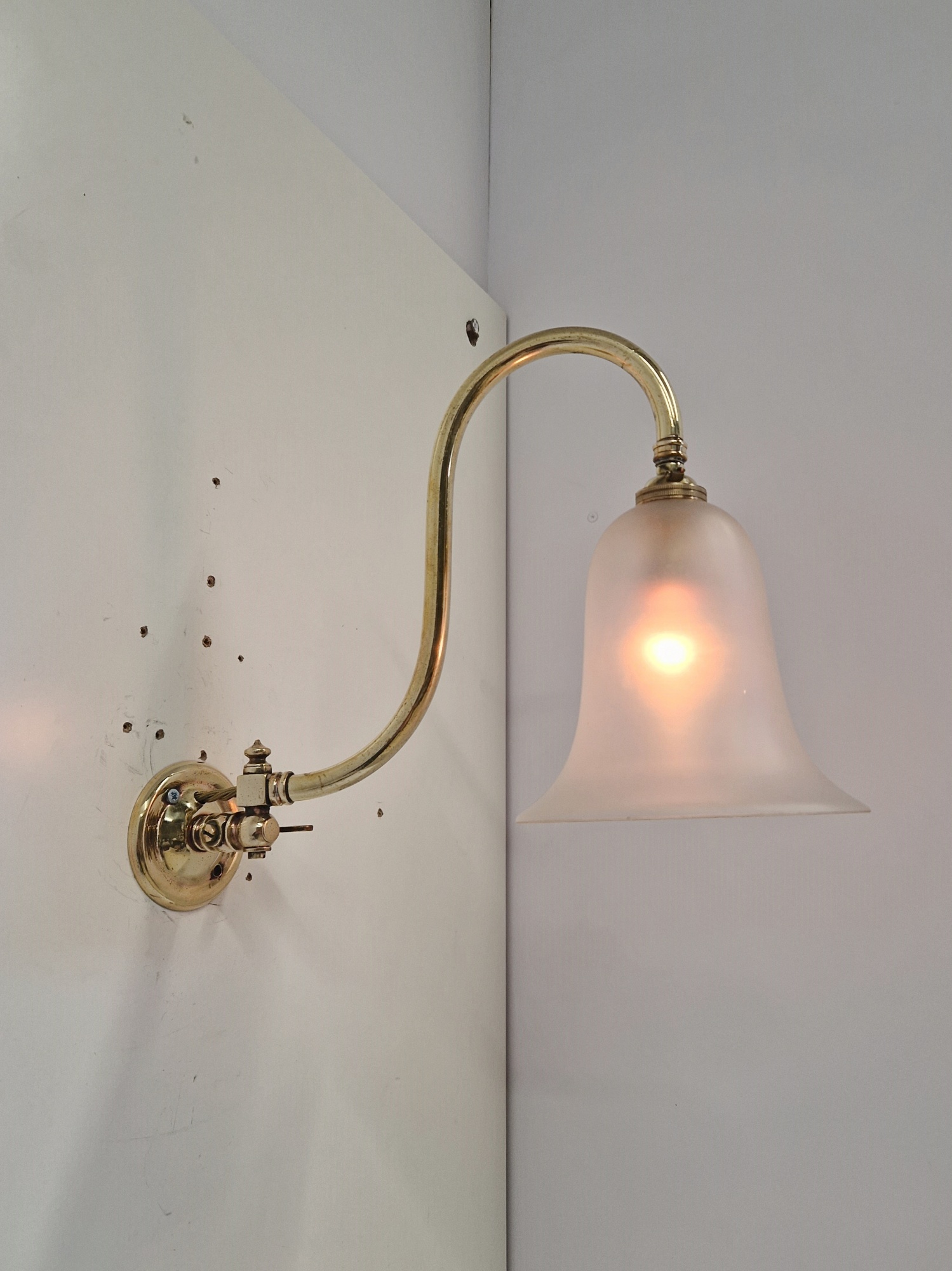 Unsigned | 5 Similar Swivel-Neck Gas Wall Lights | SOLD - Image 10