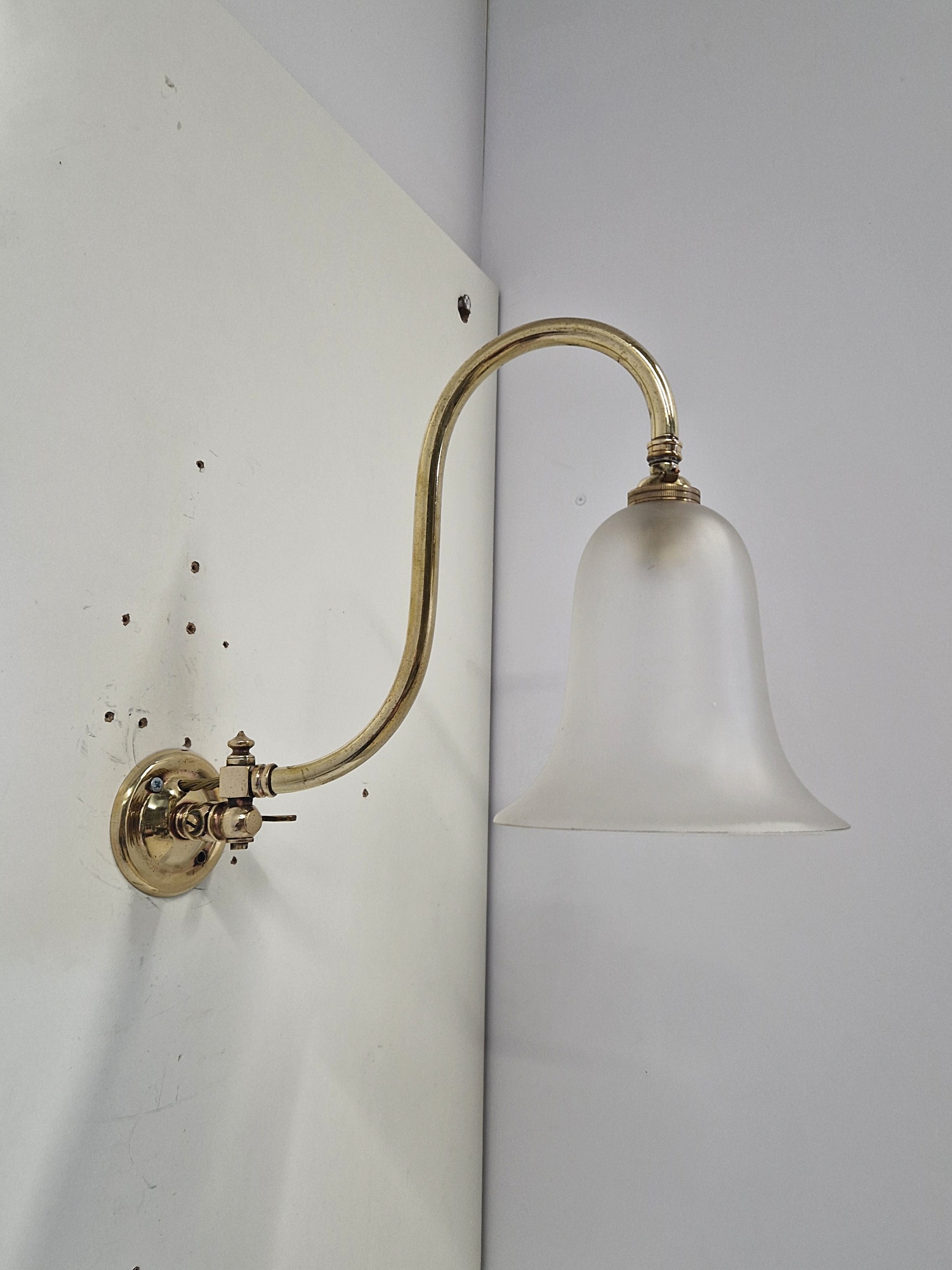 Unsigned | 5 Similar Swivel-Neck Gas Wall Lights | SOLD - Image 11