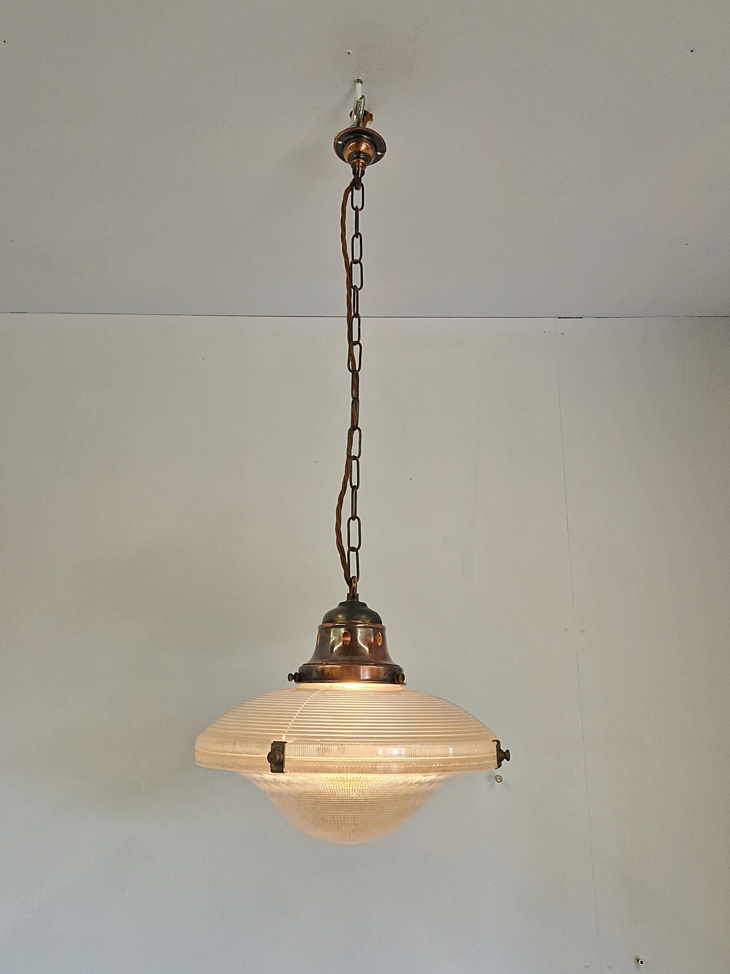 The Holophane Company | Large & Rare "Satellite" Lantern | England c.1900 - Image 2