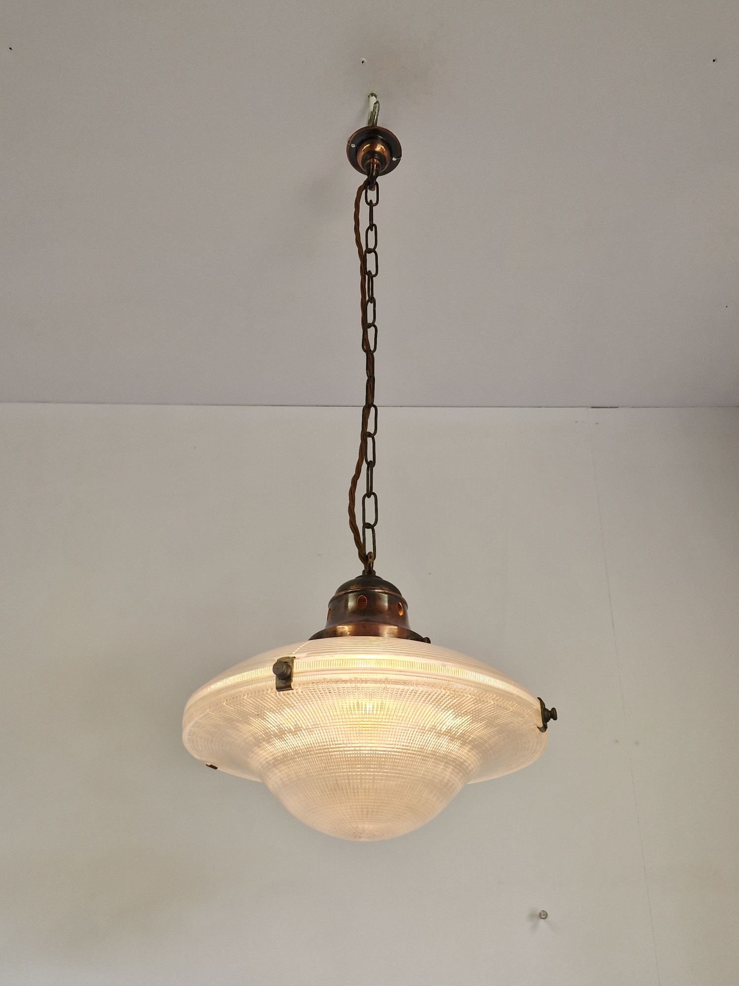 The Holophane Company | Large & Rare "Satellite" Lantern | England c.1900 - Image 4